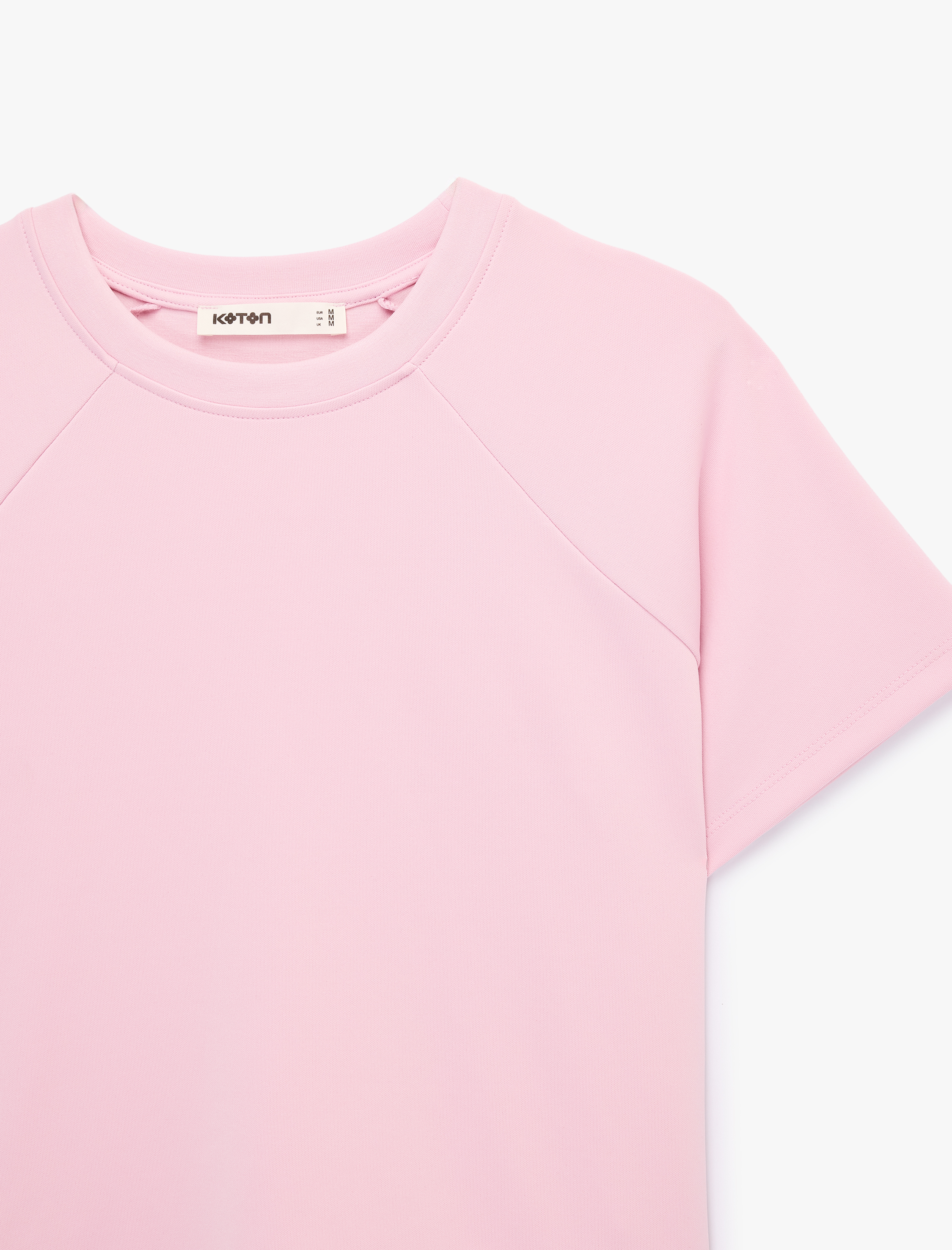   Regular Fit Kısa Kollu Bisiklet Yaka Basic Tişört