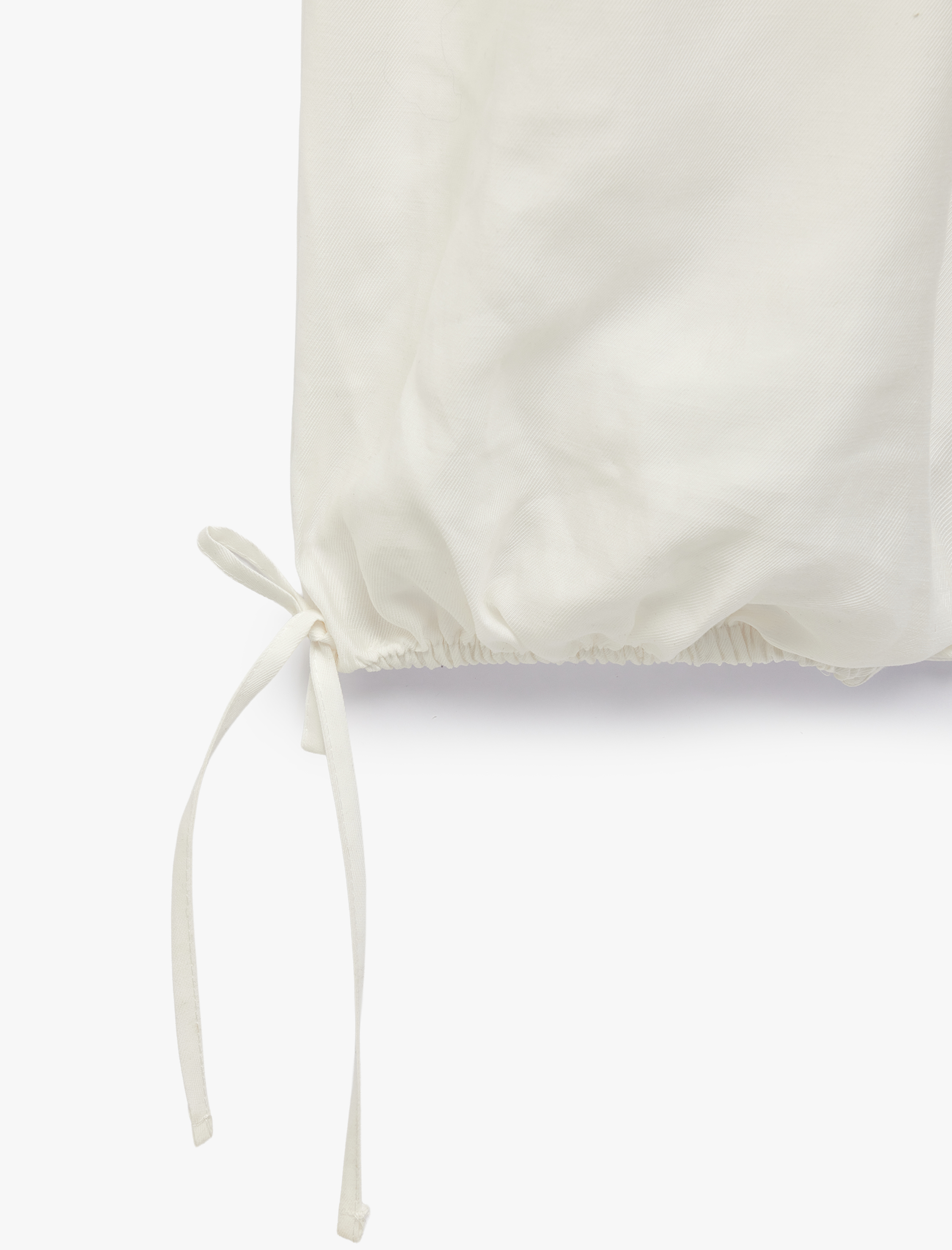   Rahat Kalıp Paçaları Bağlama Detaylı Şalvar Pantolon