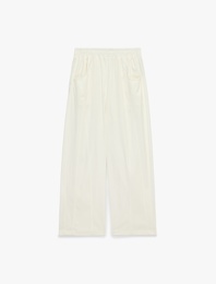 Beli Lastikli Gabardin Cepli Balon Pantolon