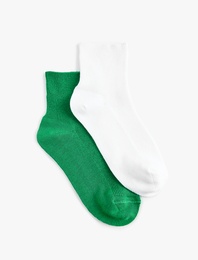 2'li Pamuklu Soket Çorap Seti