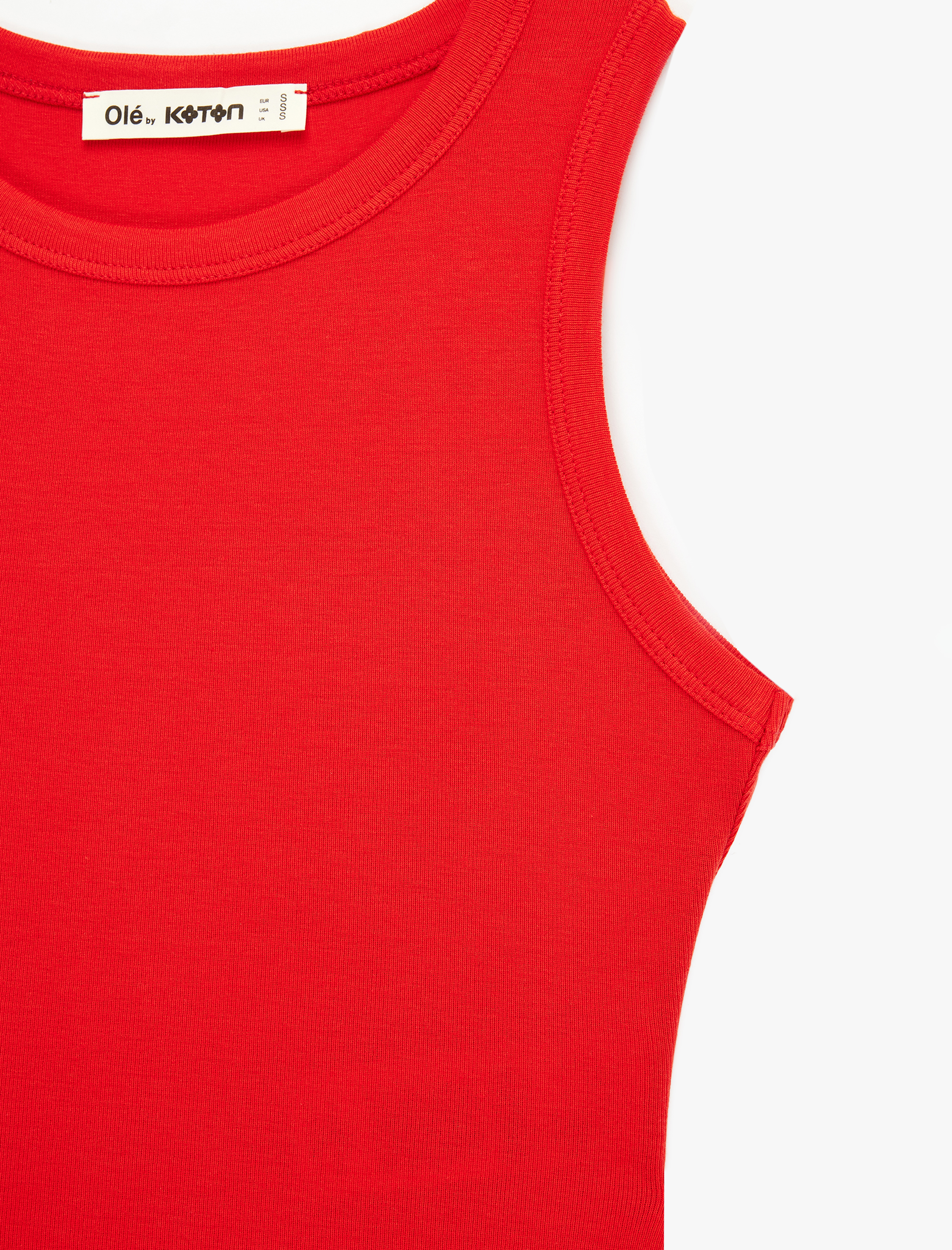   Çıtçıt Düğme Detaylı Kolsuz Bisiklet Yaka Bodysuit