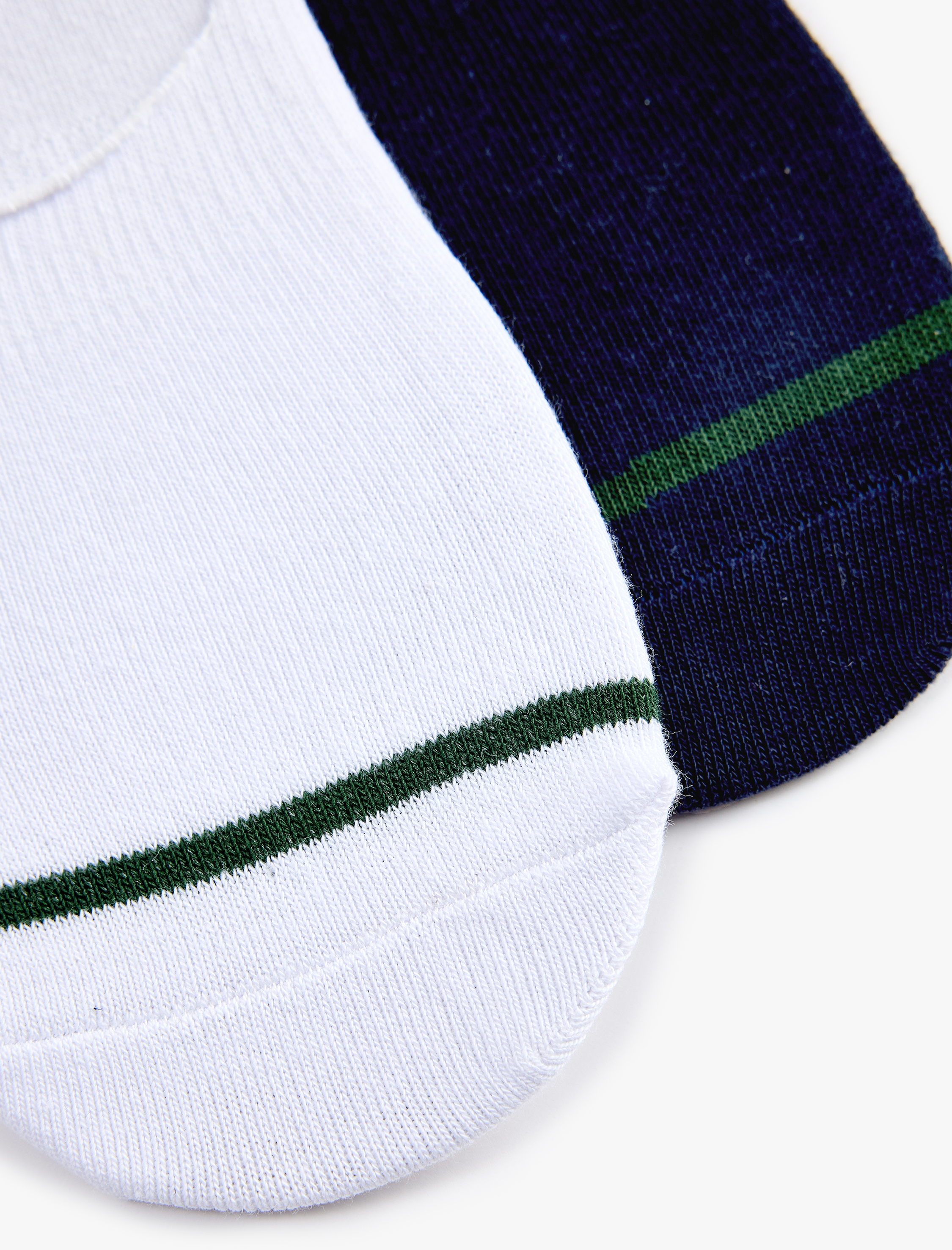  Erkek Çizgi Detaylı 2'li Spor Çorap Seti