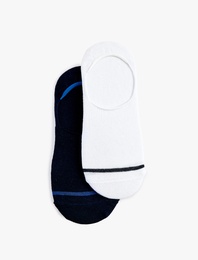 Çizgi Detaylı 2'li Spor Çorap Seti