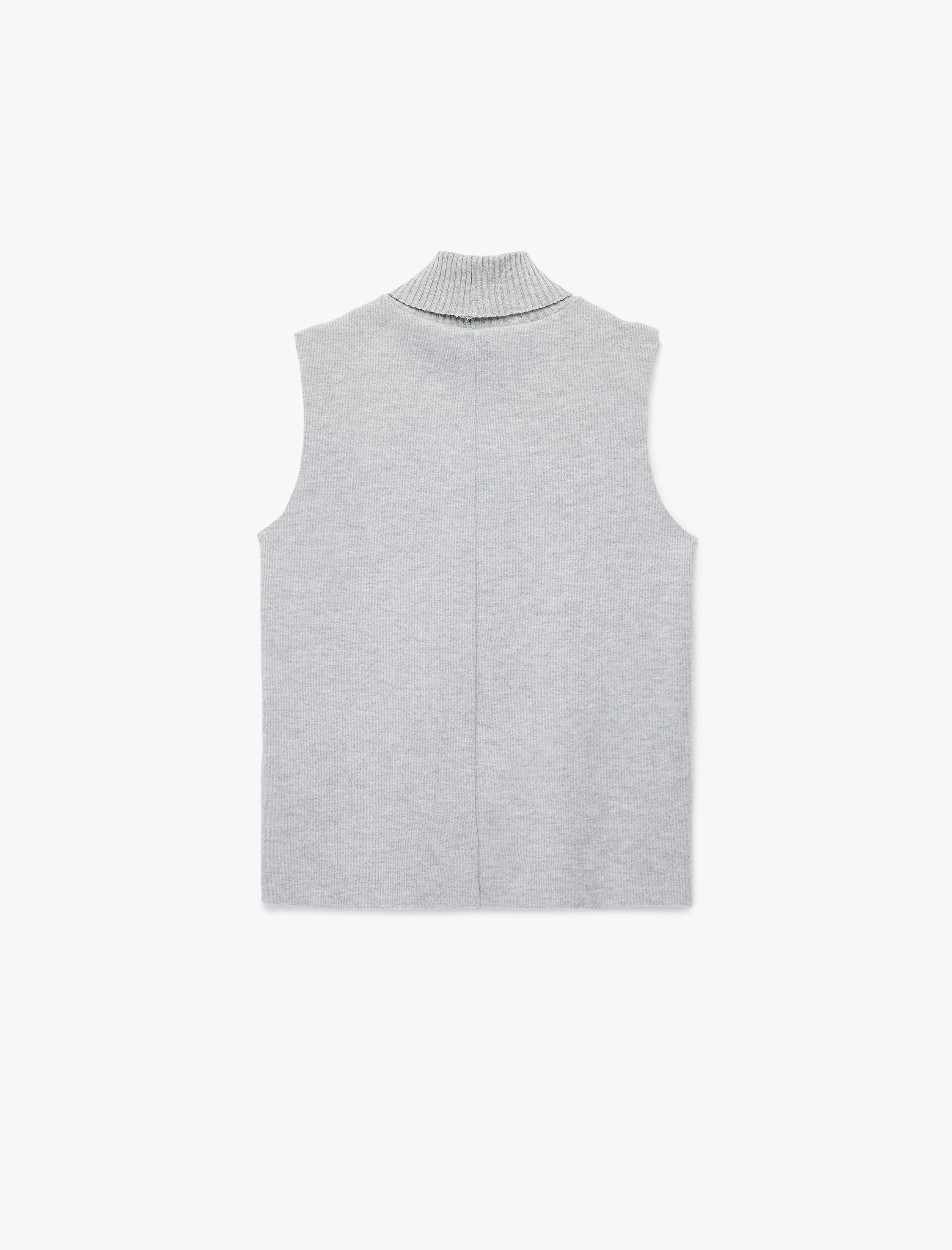   Balıkçı Yaka Kolsuz Body