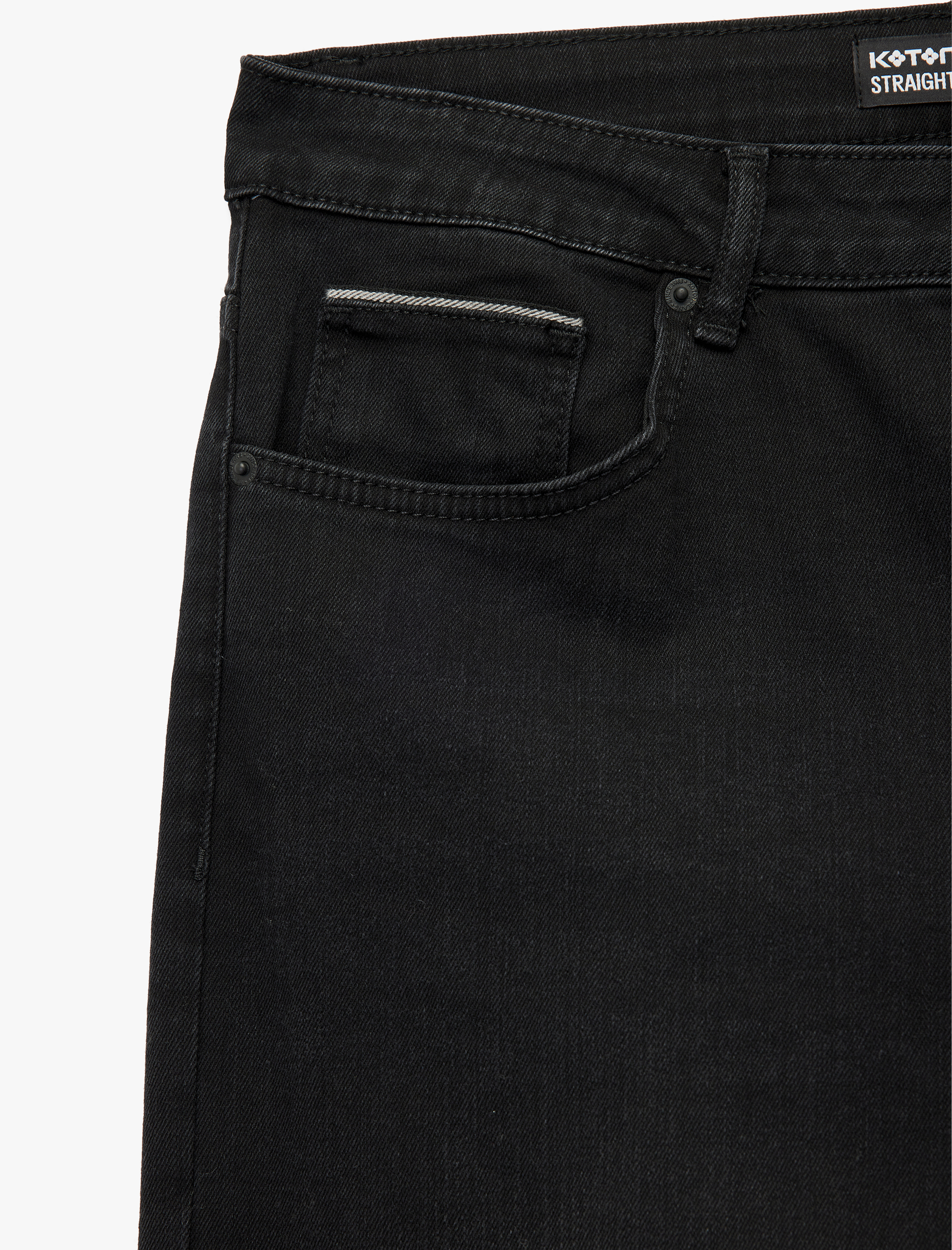   Pamuklu Normal Bel Straight Fit Jean Pantolon - Mark Jean