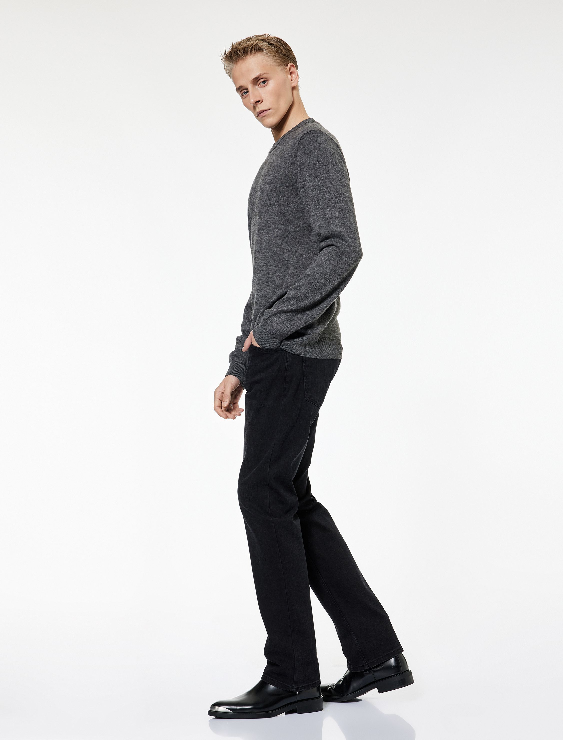   Pamuklu Normal Bel Straight Fit Jean Pantolon - Mark Jean