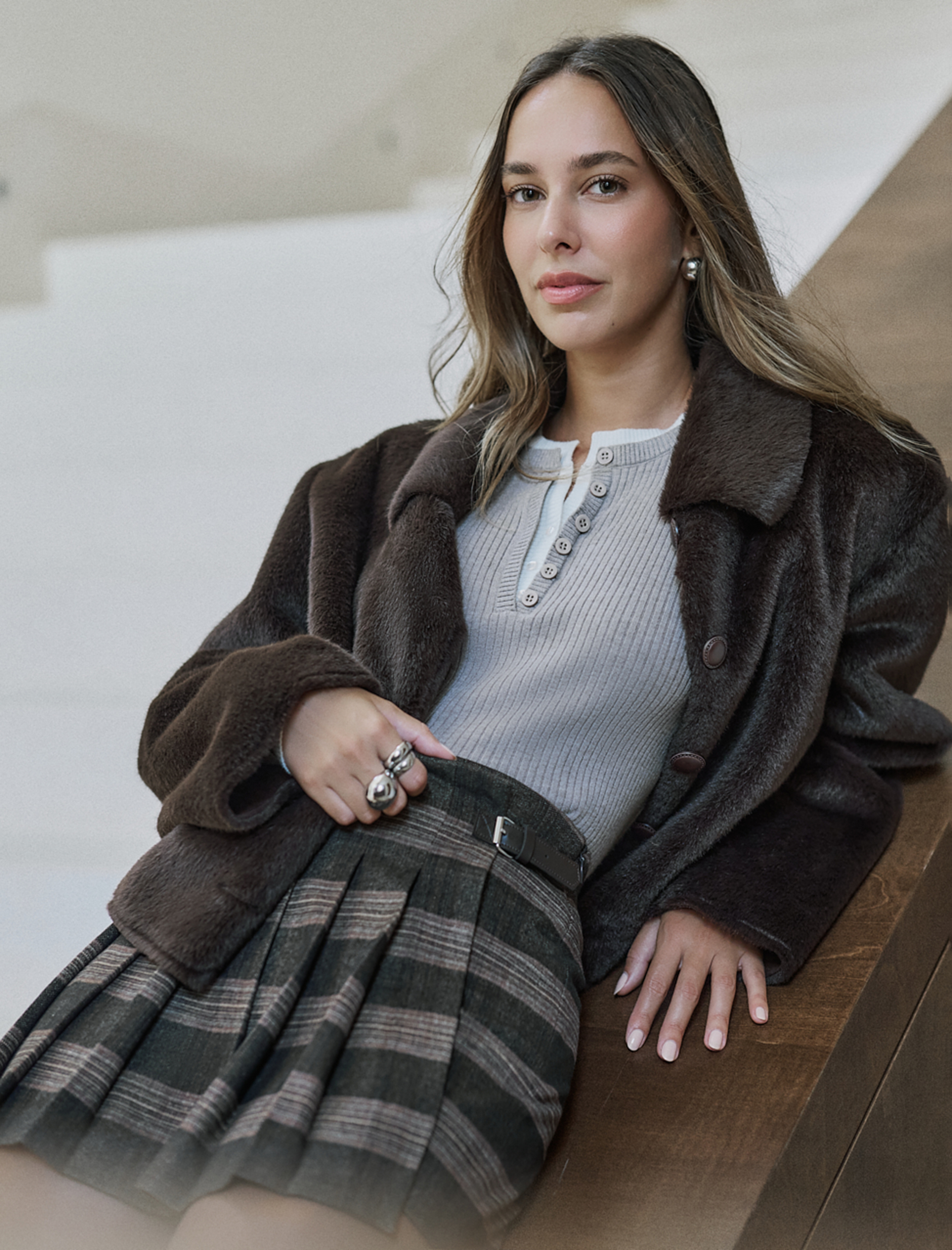   Koton X Sima Tarkan - Düğmeli Uzun Kollu Bisiklet Yaka Triko Kazak