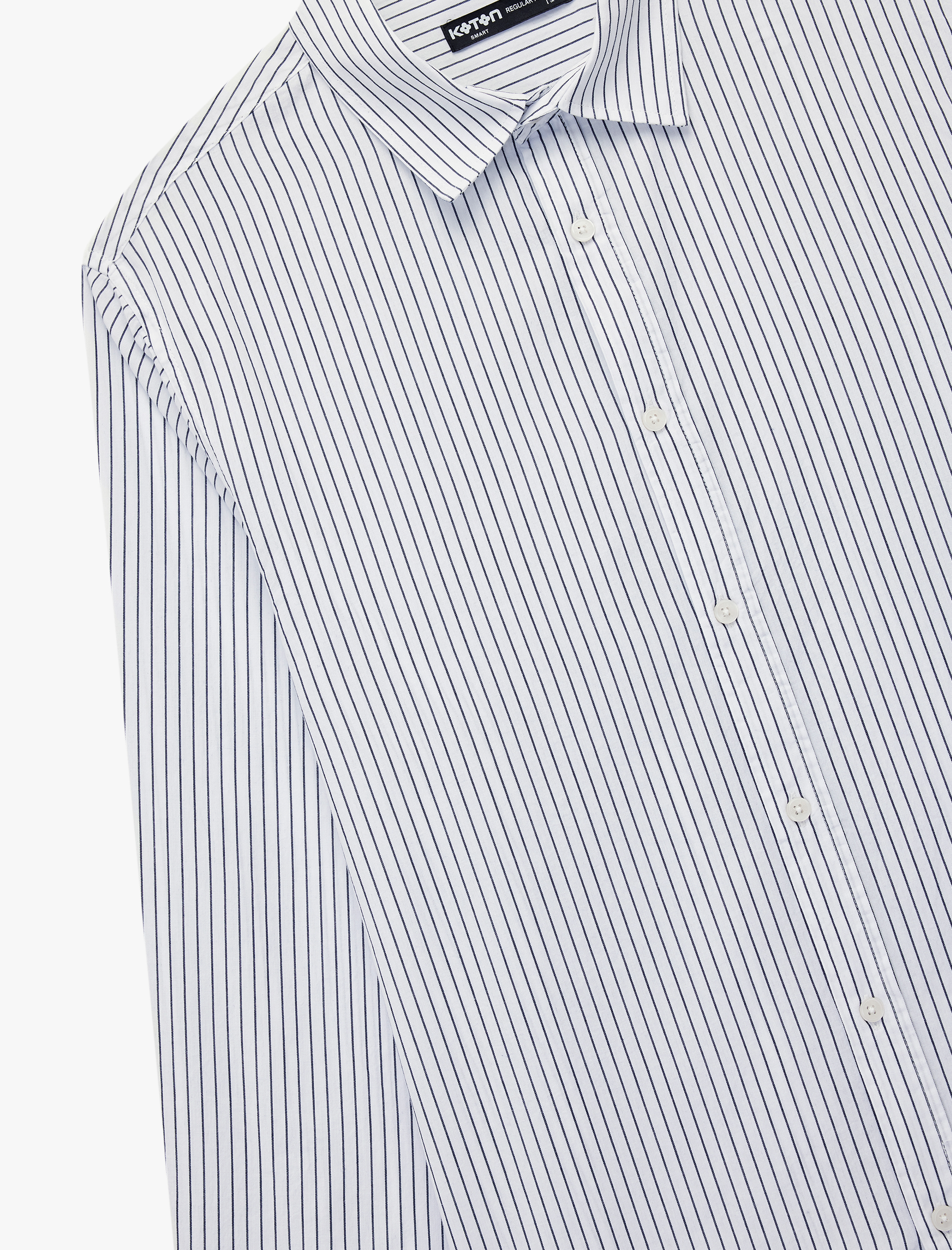   Regular Fit Klasik Yaka Pamuklu Uzun Kollu Gömlek