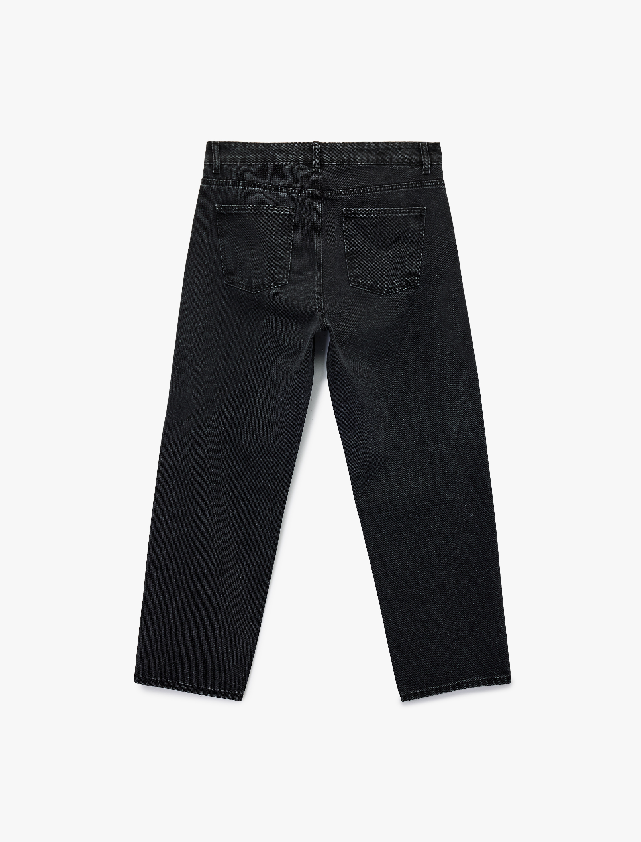   Pamuklu Cepli Bol Kalıp Baggy Jean Pantolon