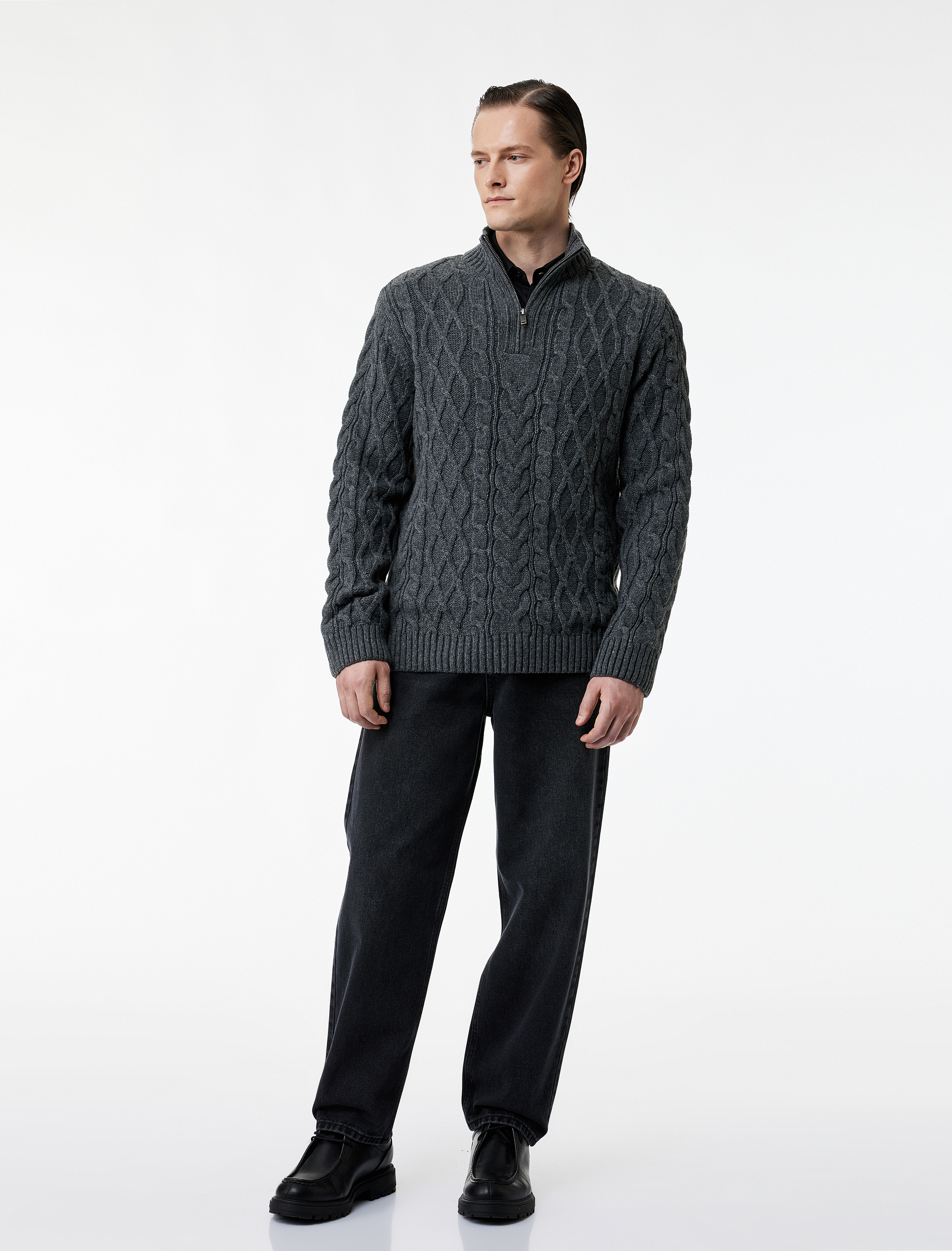   Pamuklu Cepli Bol Kalıp Baggy Jean Pantolon