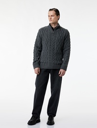 Pamuklu Cepli Bol Kalıp Baggy Jean Pantolon