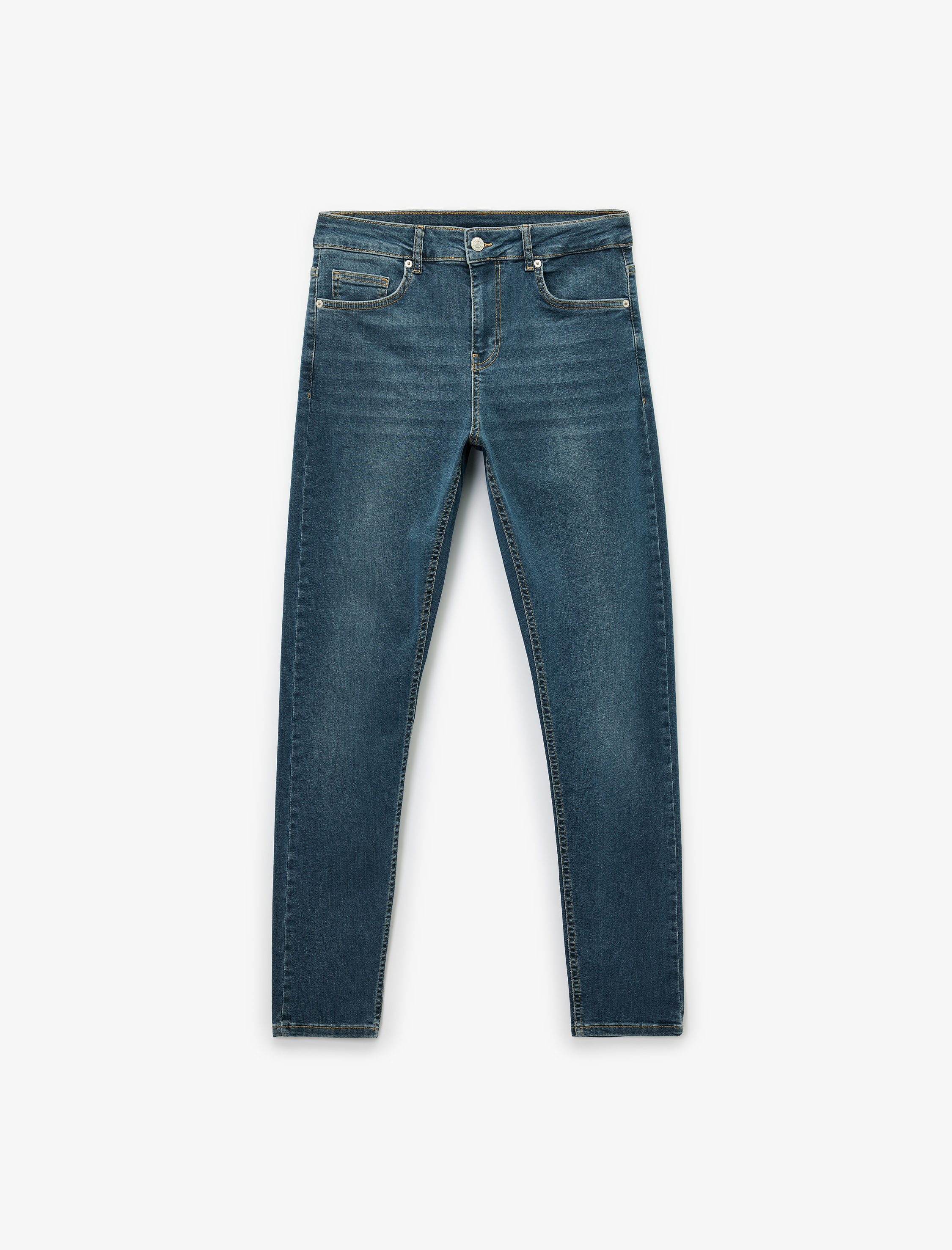  Normal Bel Pamuklu Cepli Skinny Fit Jean Pantolon - Michael Jean