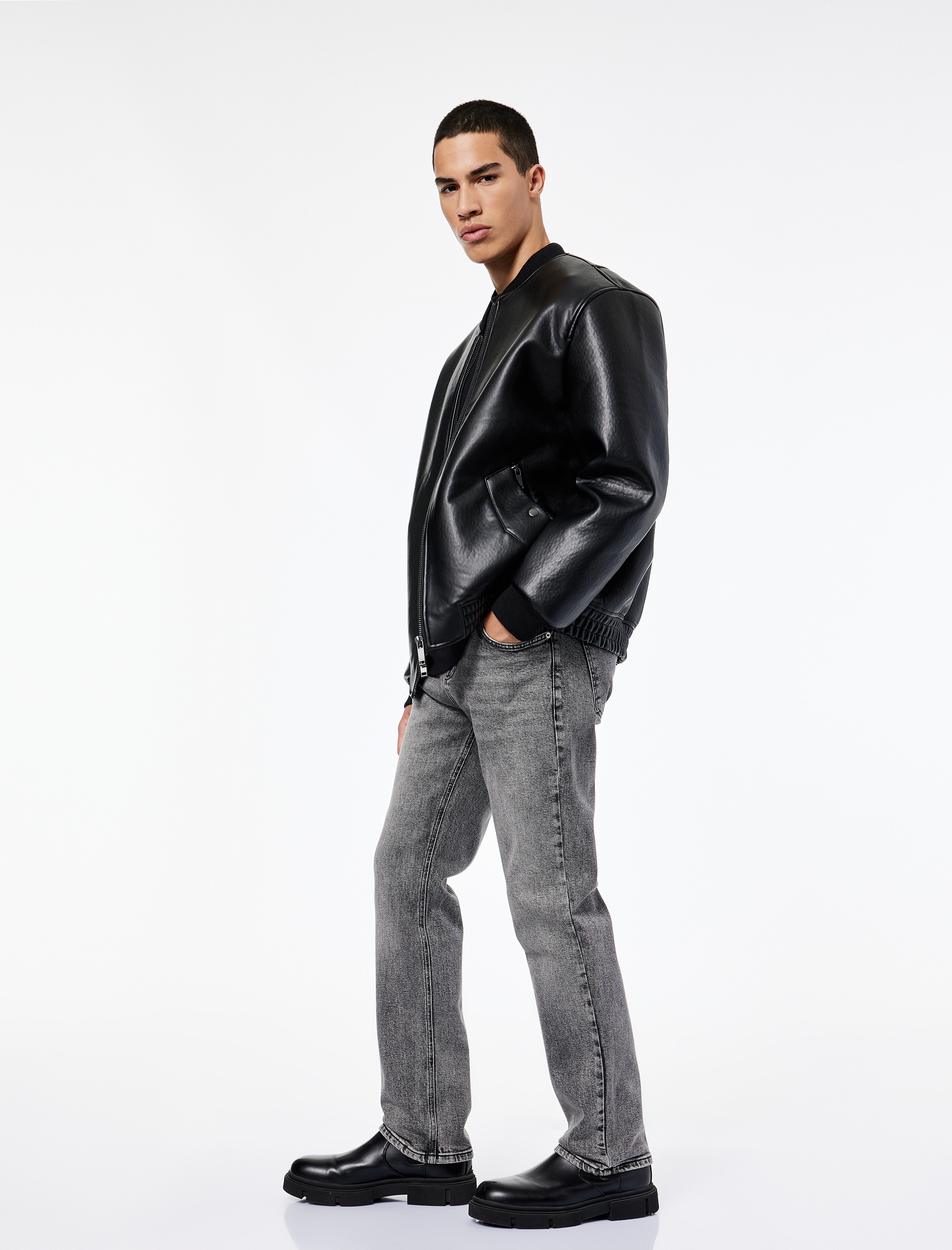   Normal Bel Pamuklu Straight Fit Jean Pantolon - Mark Jean