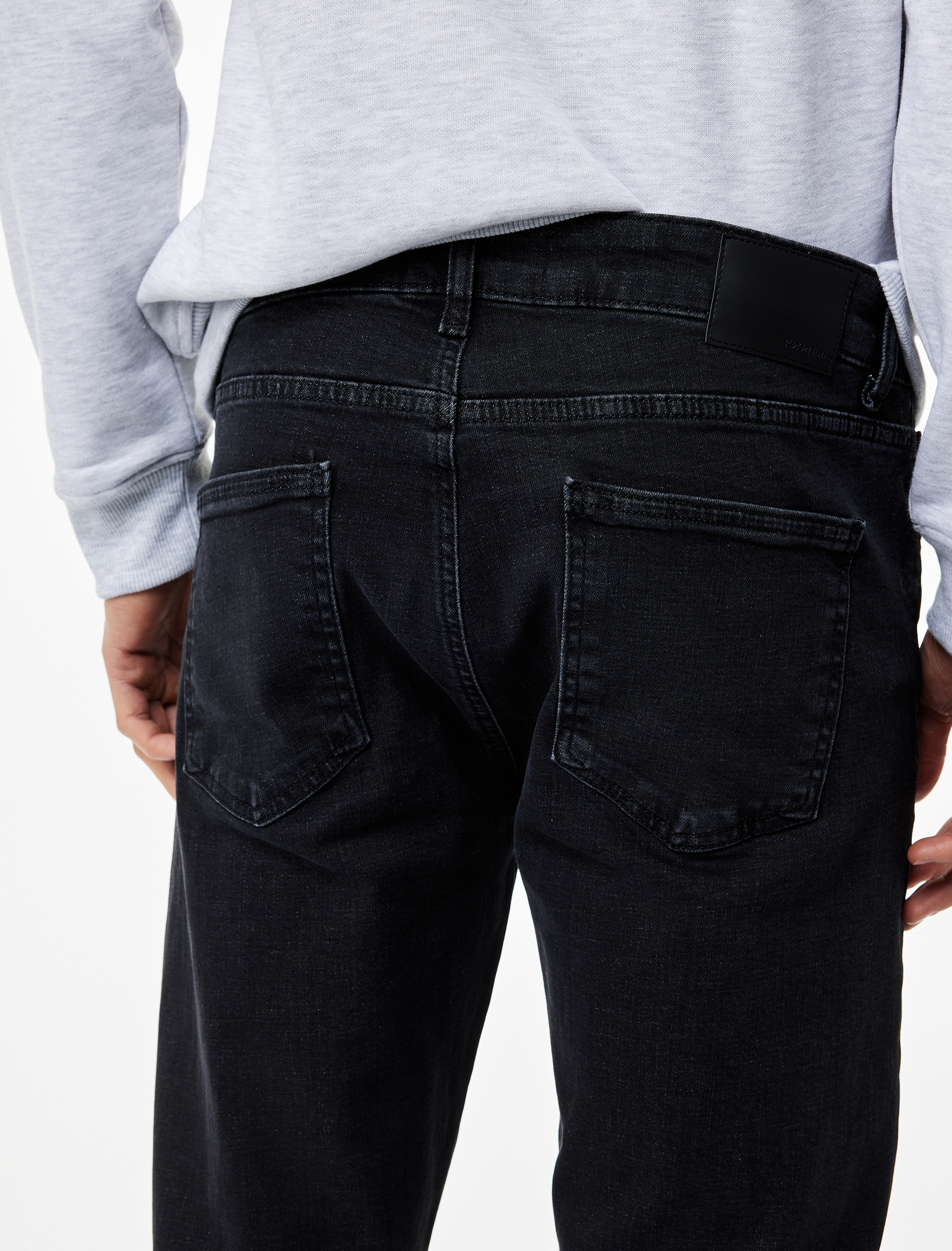   Pamuklu Cepli Normal Bel Slim Fit Jean Pantolon - Brad Jean