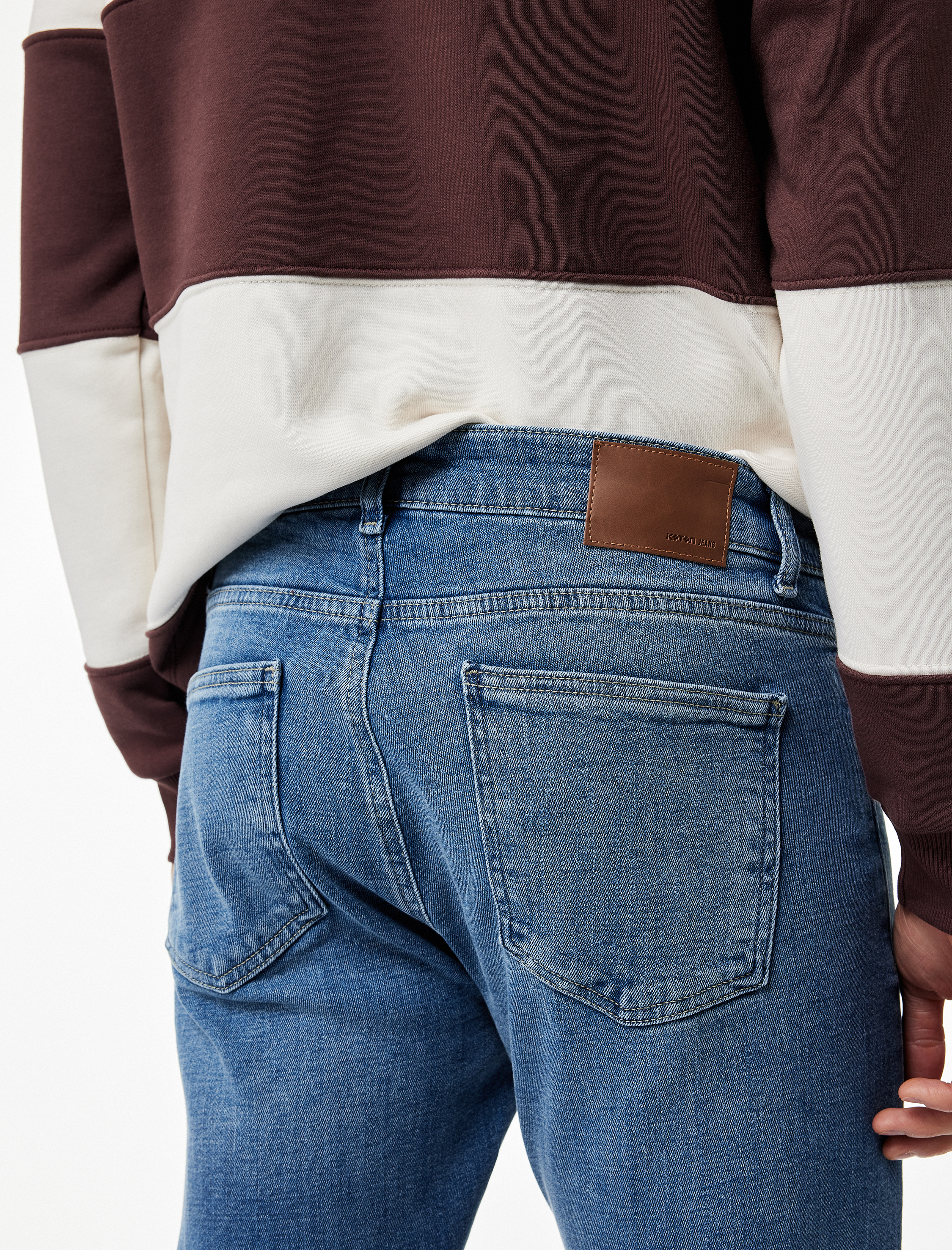   Pamuklu Normal Bel Slim Fit Jean Pantolon - Brad Jean