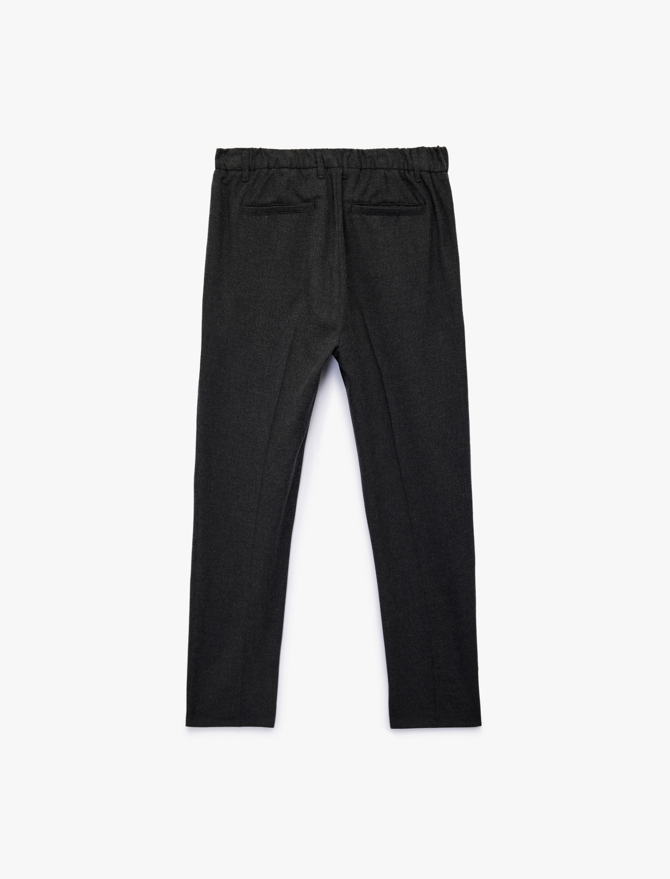 Viskon Karışımlı Cepli Slim Fit Kumaş Pantolon - Görsel 4