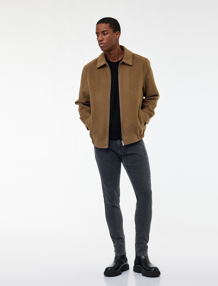  Cepli Normal Bel Pamuklu Skinny Fit Jean Pantolon - Michael Jean