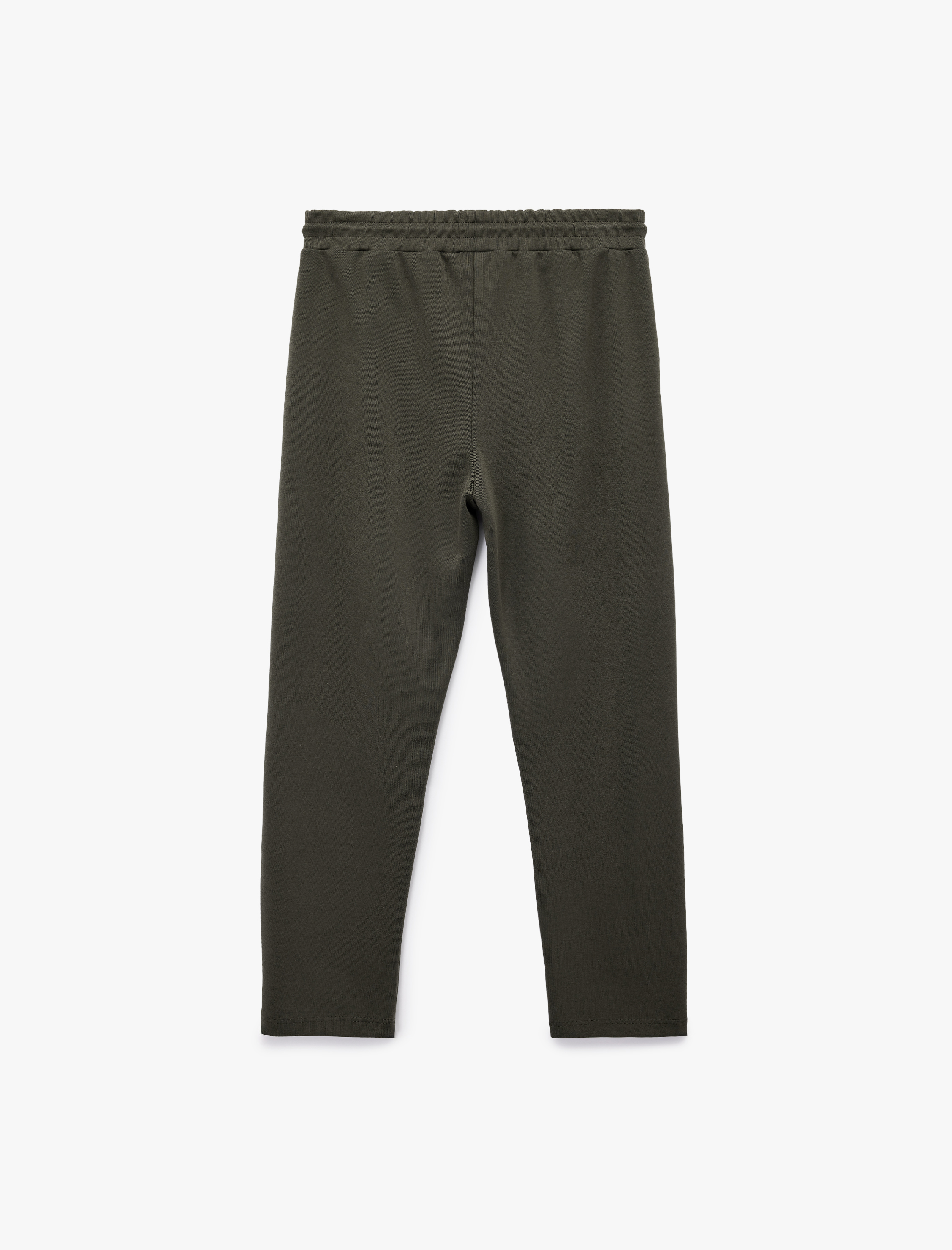   Pamuklu Cepli Çizgi Detaylı Beli Bağcıklı Eşofman Altı