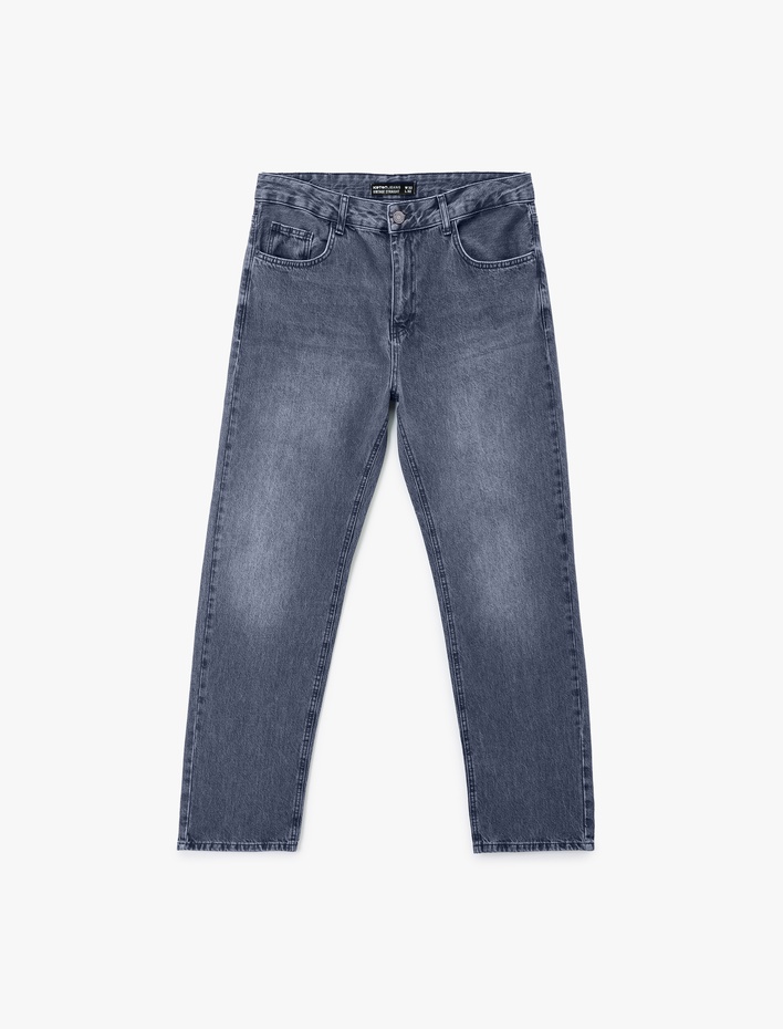  Normal Bel Vintage Straight Fit Jean Pantolon