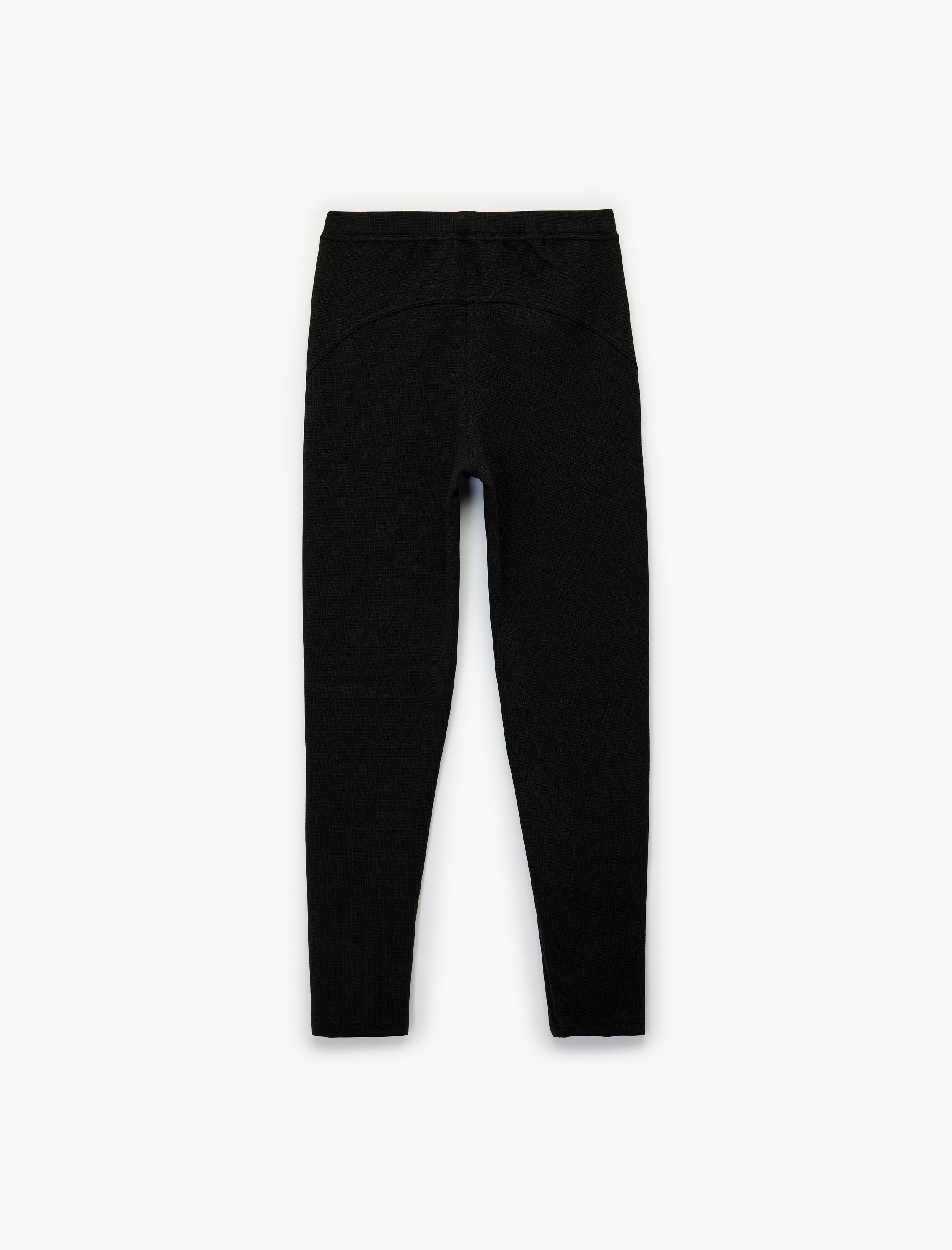  Slim Fit Normal Bel Viskon Karışımlı Tayt
