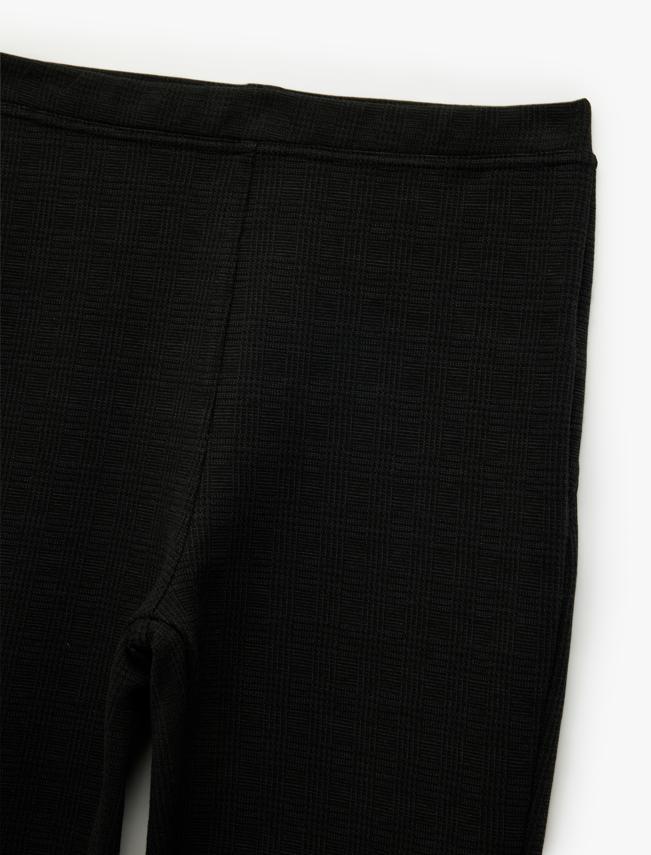   Slim Fit Normal Bel Viskon Karışımlı Tayt