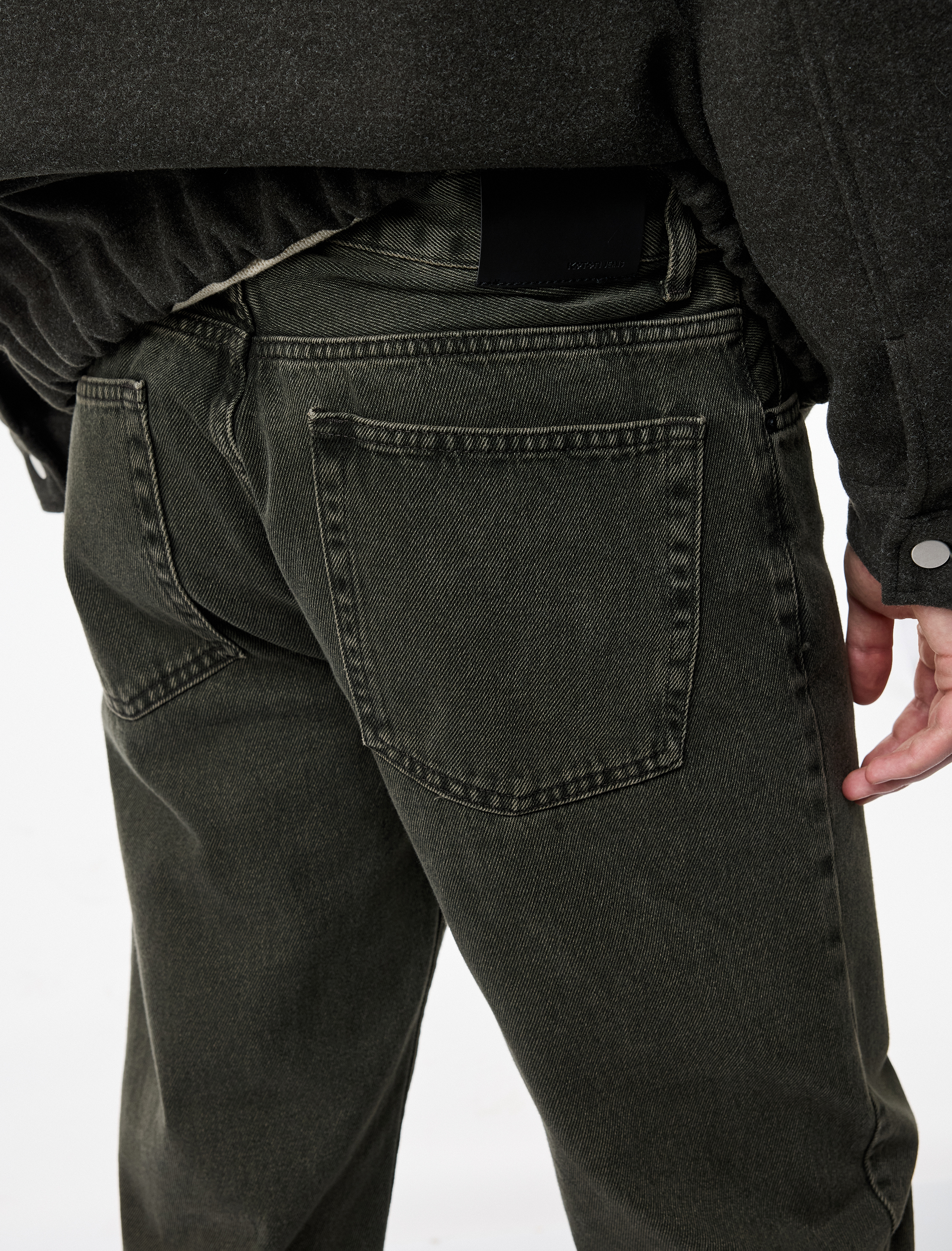   Normal Bel Pamuklu Vintage Straight Fit Jean Pantolon