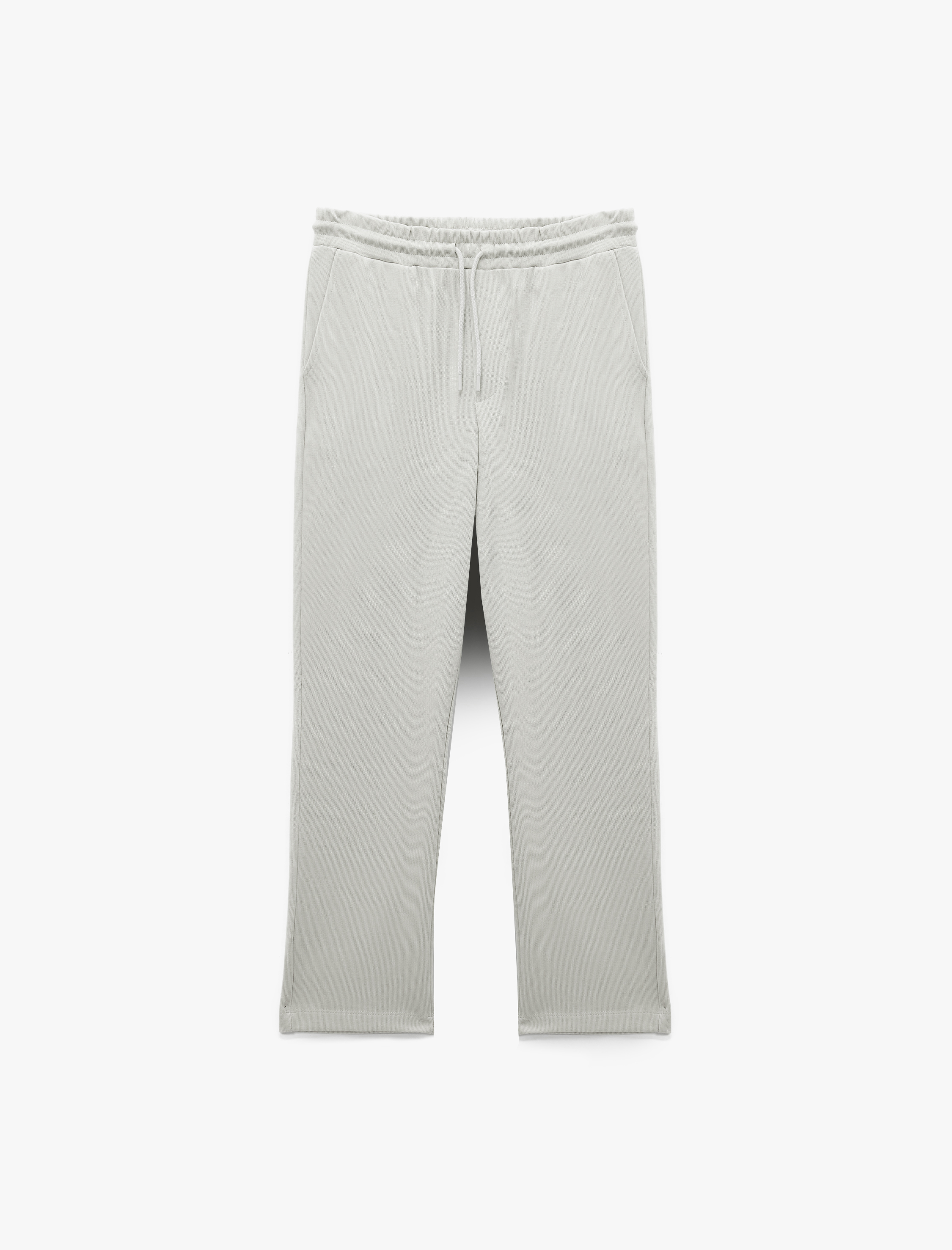   Pamuklu Regular Fit Cepli Beli Bağcıklı Eşofman Altı