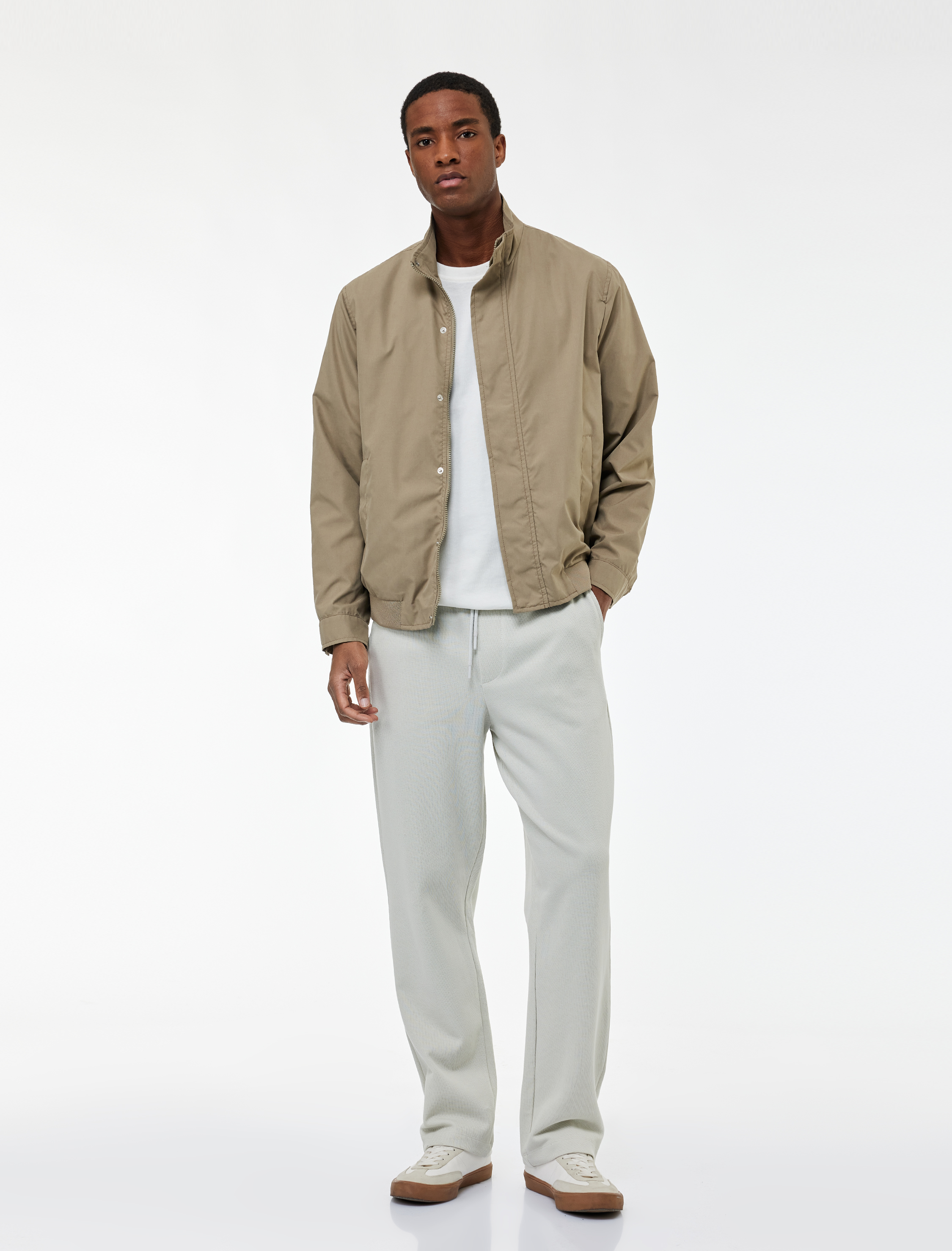   Pamuklu Regular Fit Cepli Beli Bağcıklı Eşofman Altı