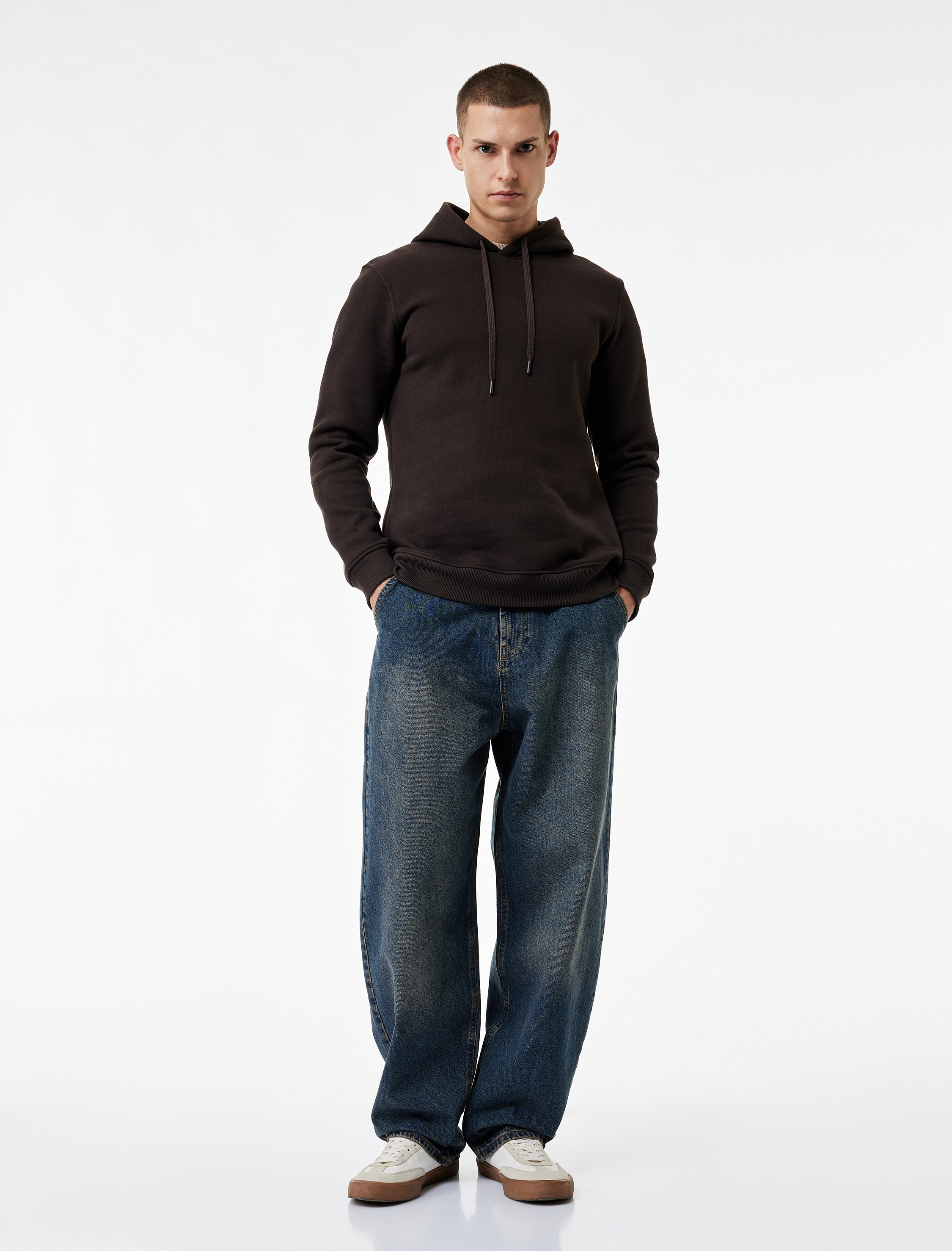   Regular Fit Normal Bel Pamuklu Skater Jean Pantolon