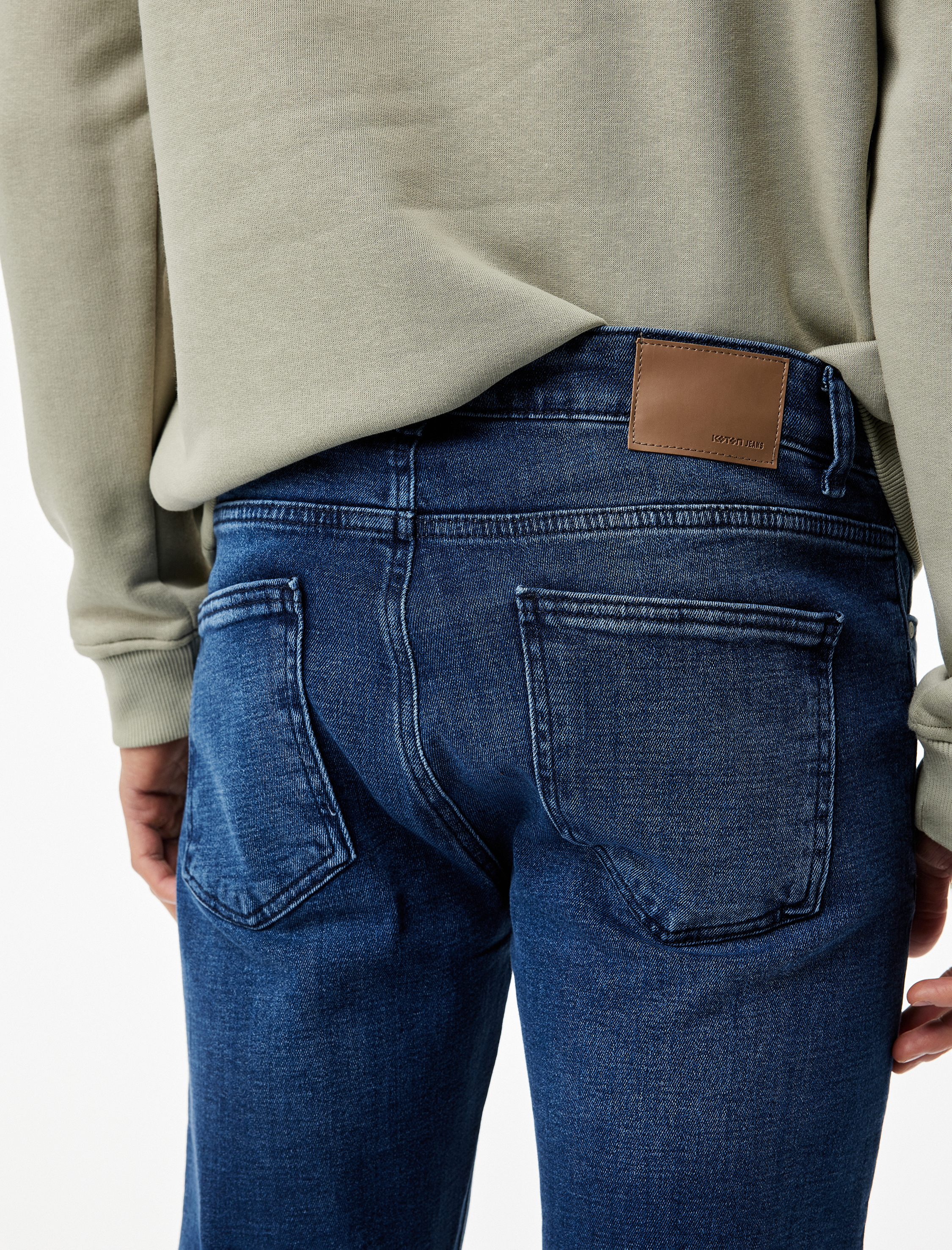   Pamuklu Normal Bel Slim Fit Jean Pantolon - Brad Jean