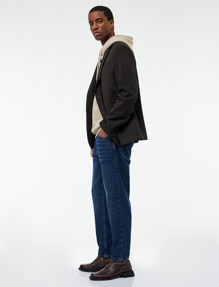  Bol Kalıp Loose Fit Jean Pantolon - Steve Jean