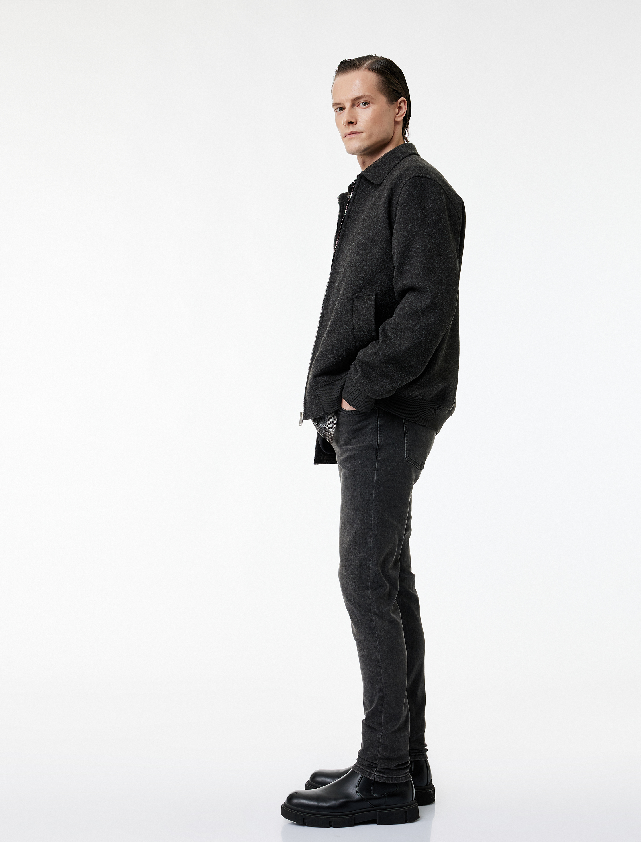   Normal Bel Cepli Skinny Fit Jean Pantolon - Michael Jean