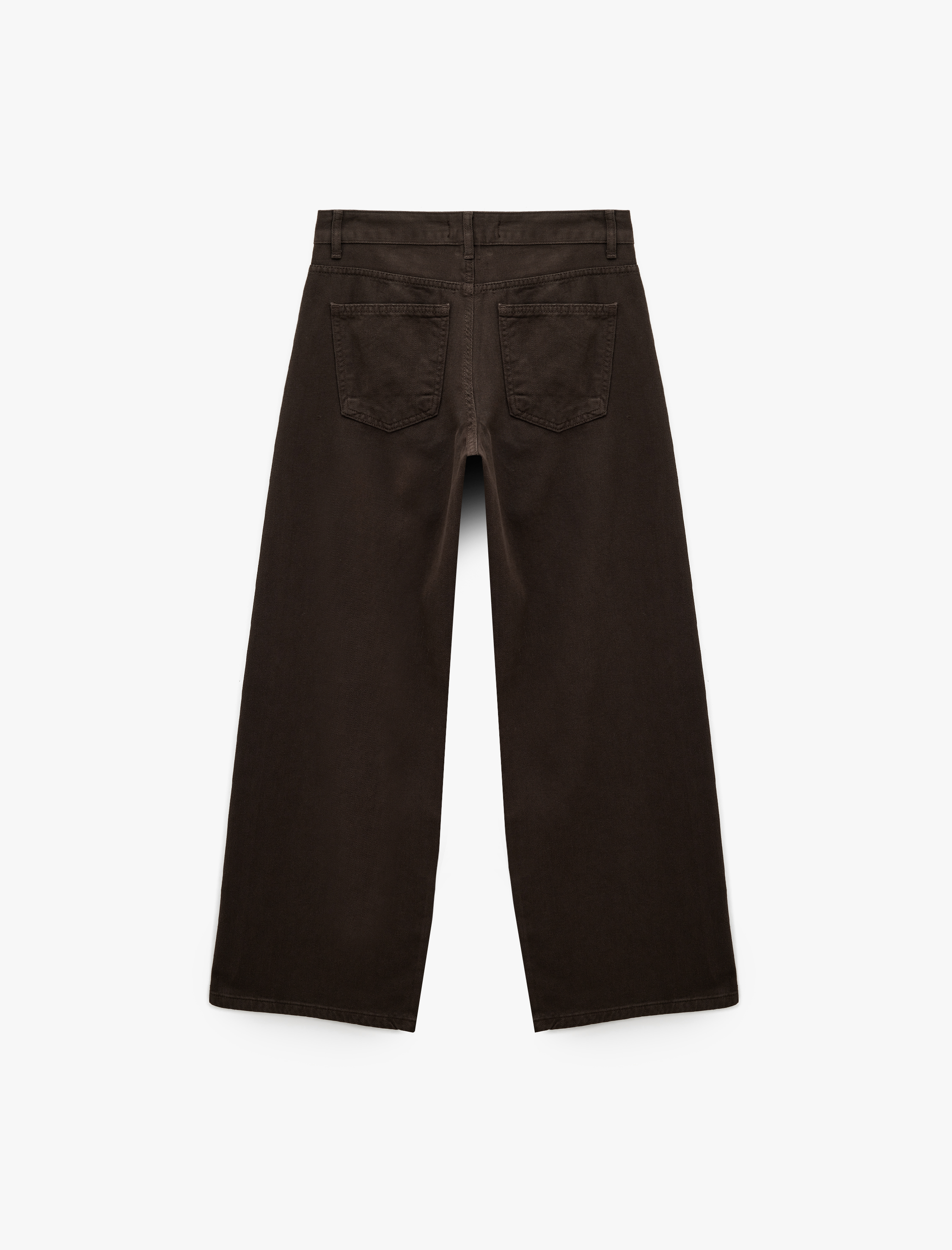   Cepli Pamuklu Leopar Desenli Taş İşlemeli Jean Pantolon - Loose Fit Jean