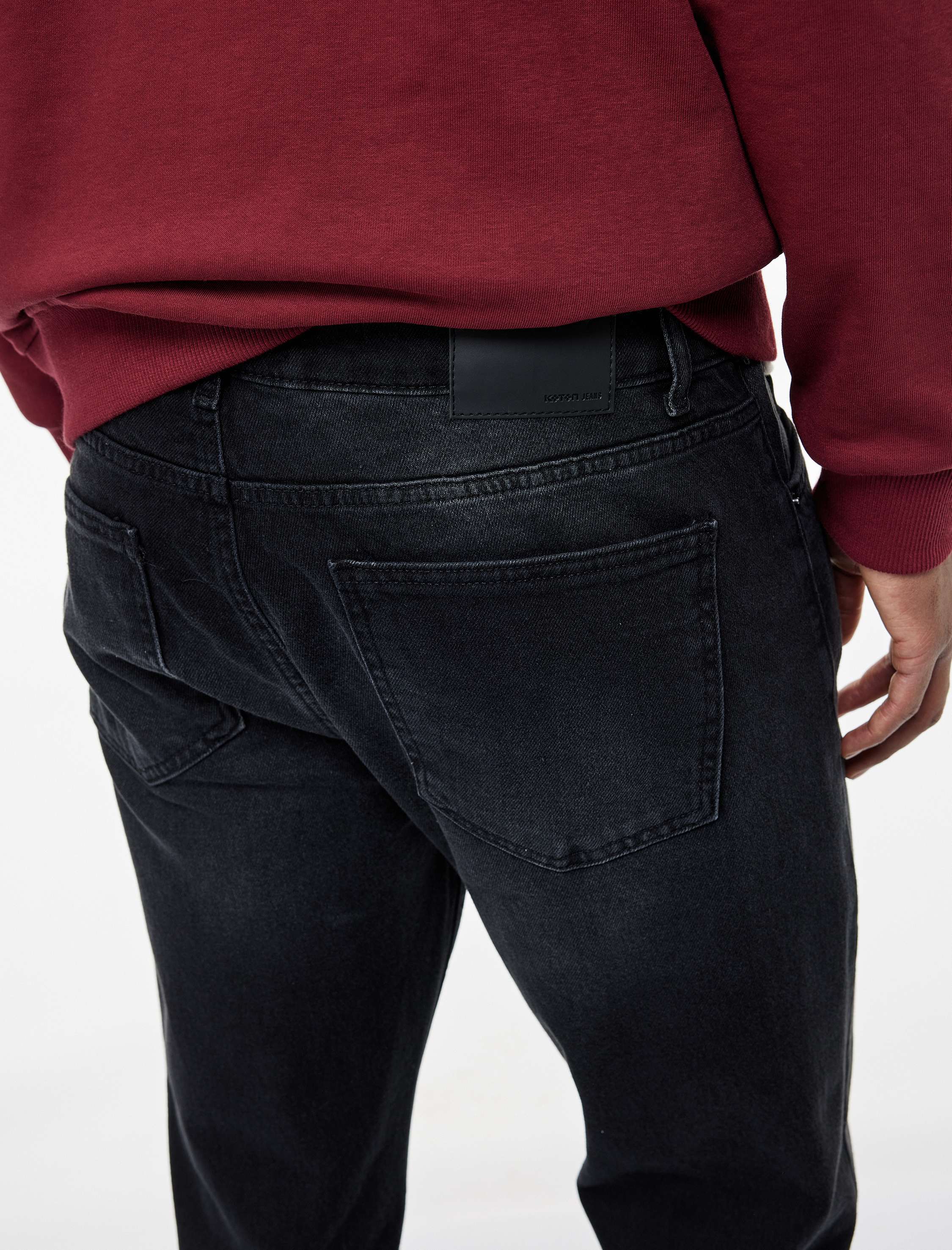   Normal Bel Cepli Straight Fit Jean Pantolon - Mark Jean