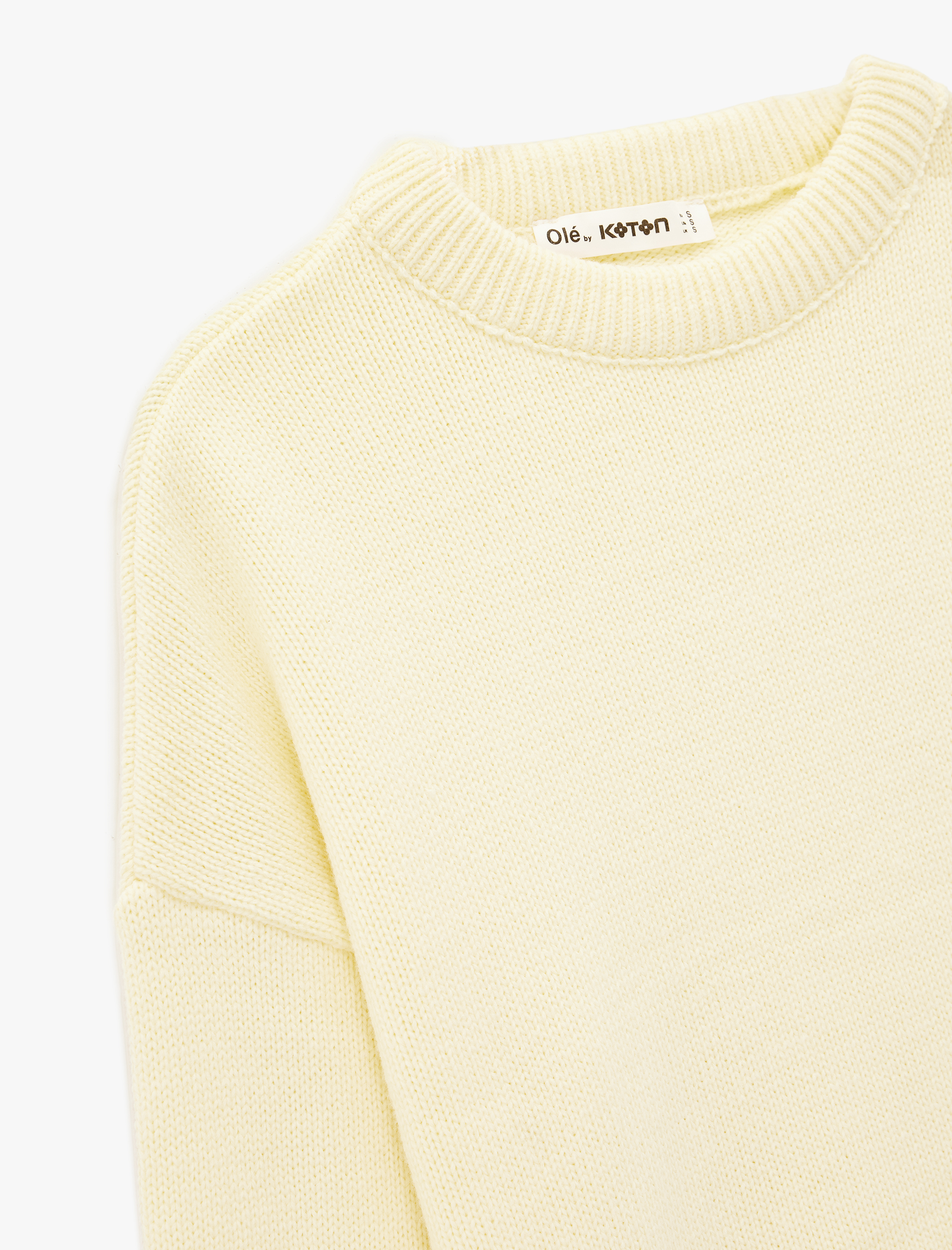   Uzun Kollu Bisiklet Yaka Basic Triko Kazak