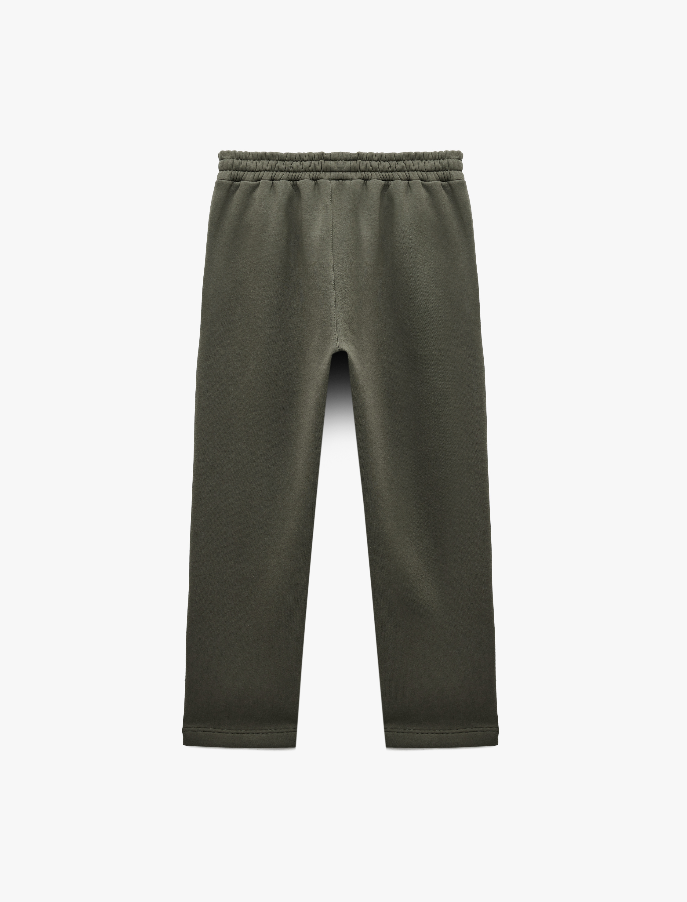   Straight Fit Cep Detaylı Şardonlu Beli Lastikli Kışlık Eşofman Altı