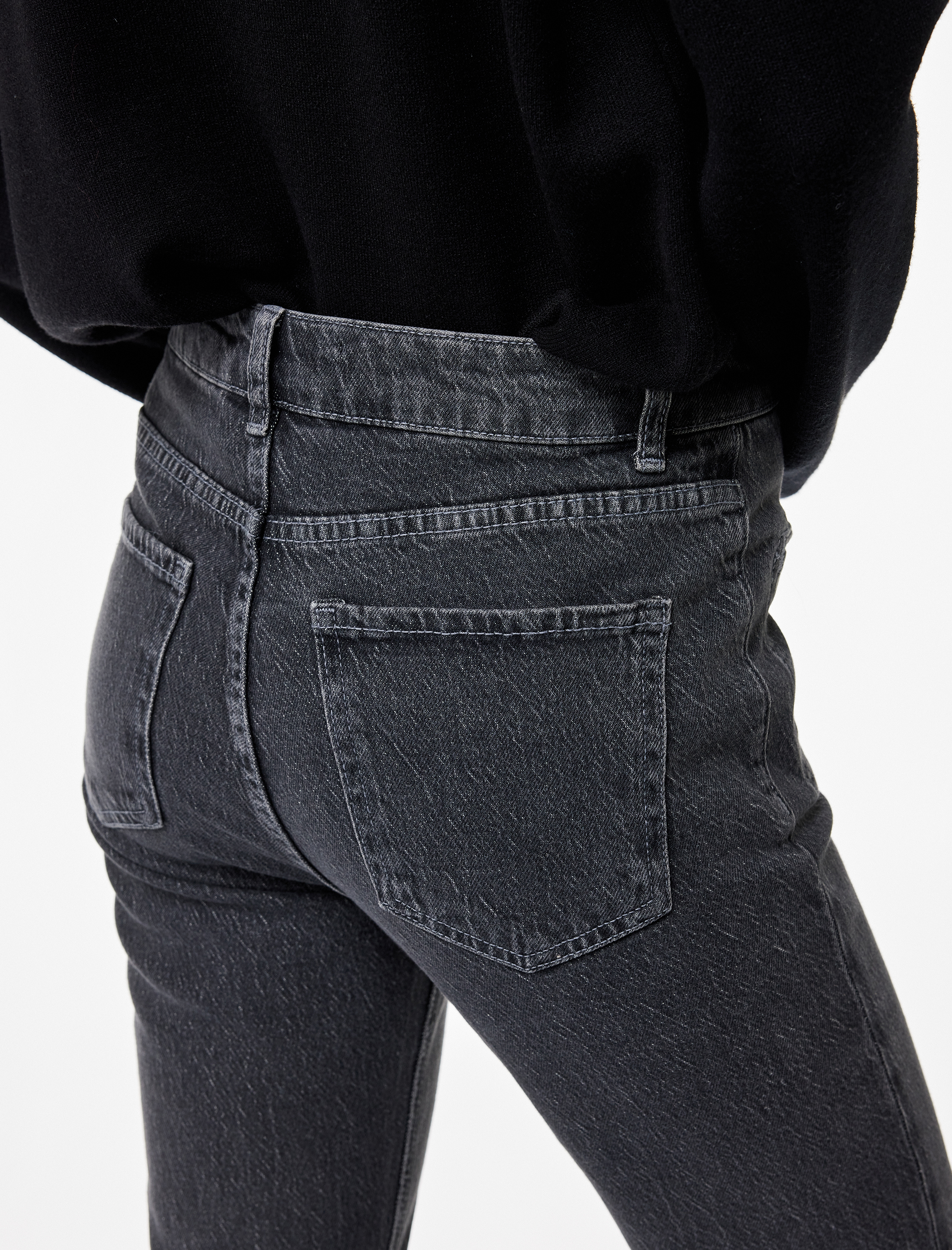   Koton X Sibil Çetinkaya - Dar Kesim Cep Detaylı İspanyol Paça Jean Pantolon - Flare Jeans