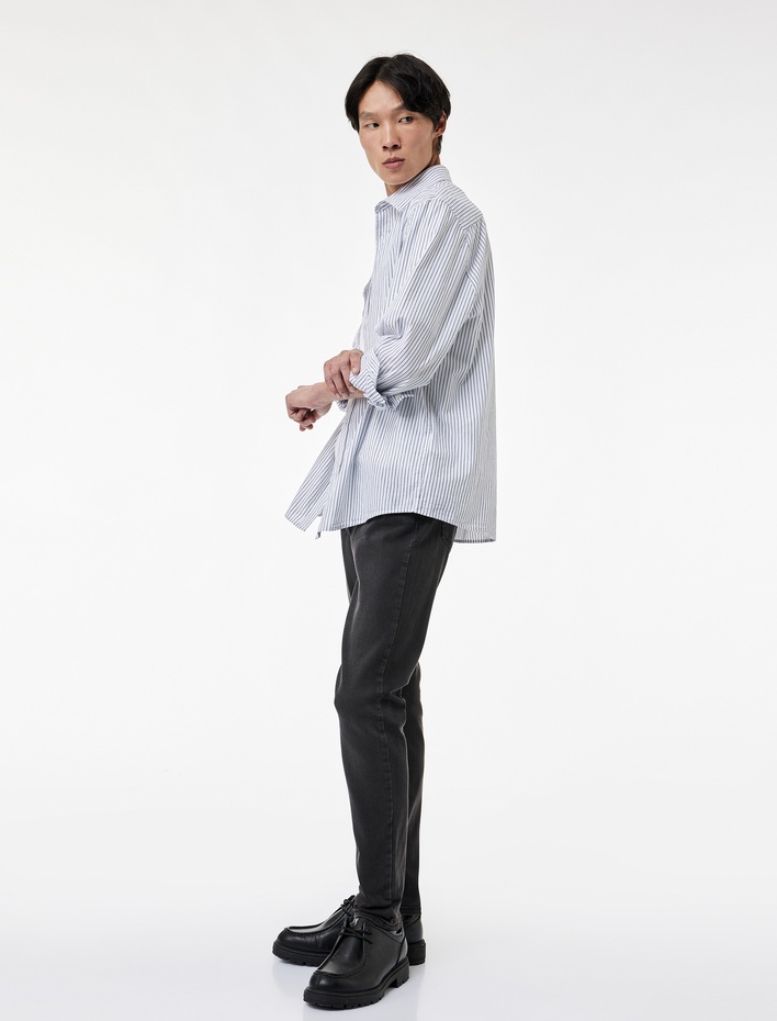  Normal Bel Pamuklu Skinny Fit Jean Pantolon - Michael Jean