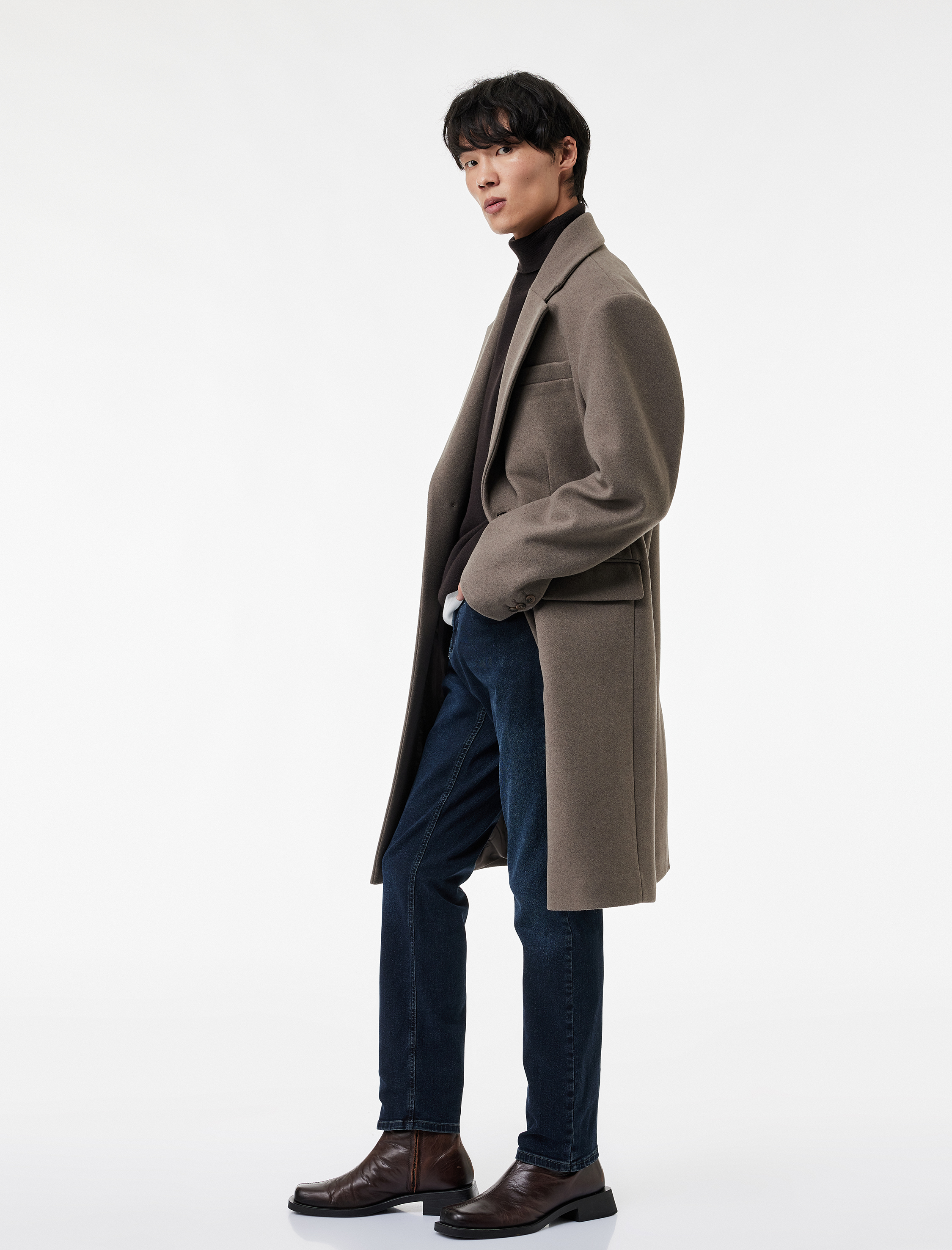   Normal Bel Pamuklu Slim Fit Jean Pantolon - Brad Jean