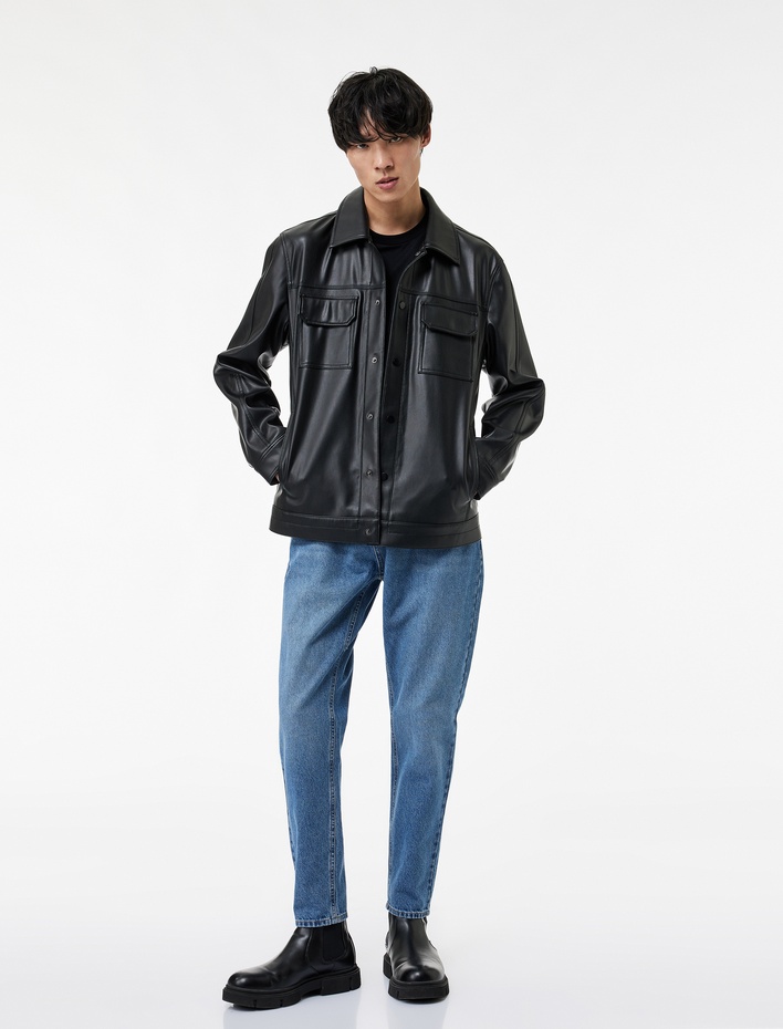  Pamuklu Normal Bel Regular Fit Tapered Jean Pantolon - Joe Jean