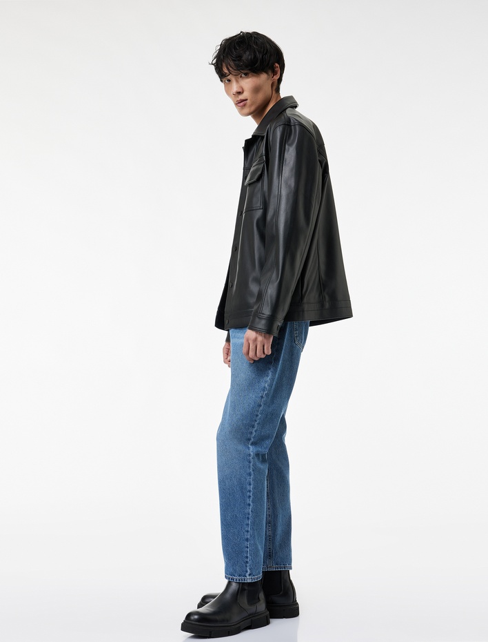  Pamuklu Normal Bel Regular Fit Tapered Jean Pantolon - Joe Jean