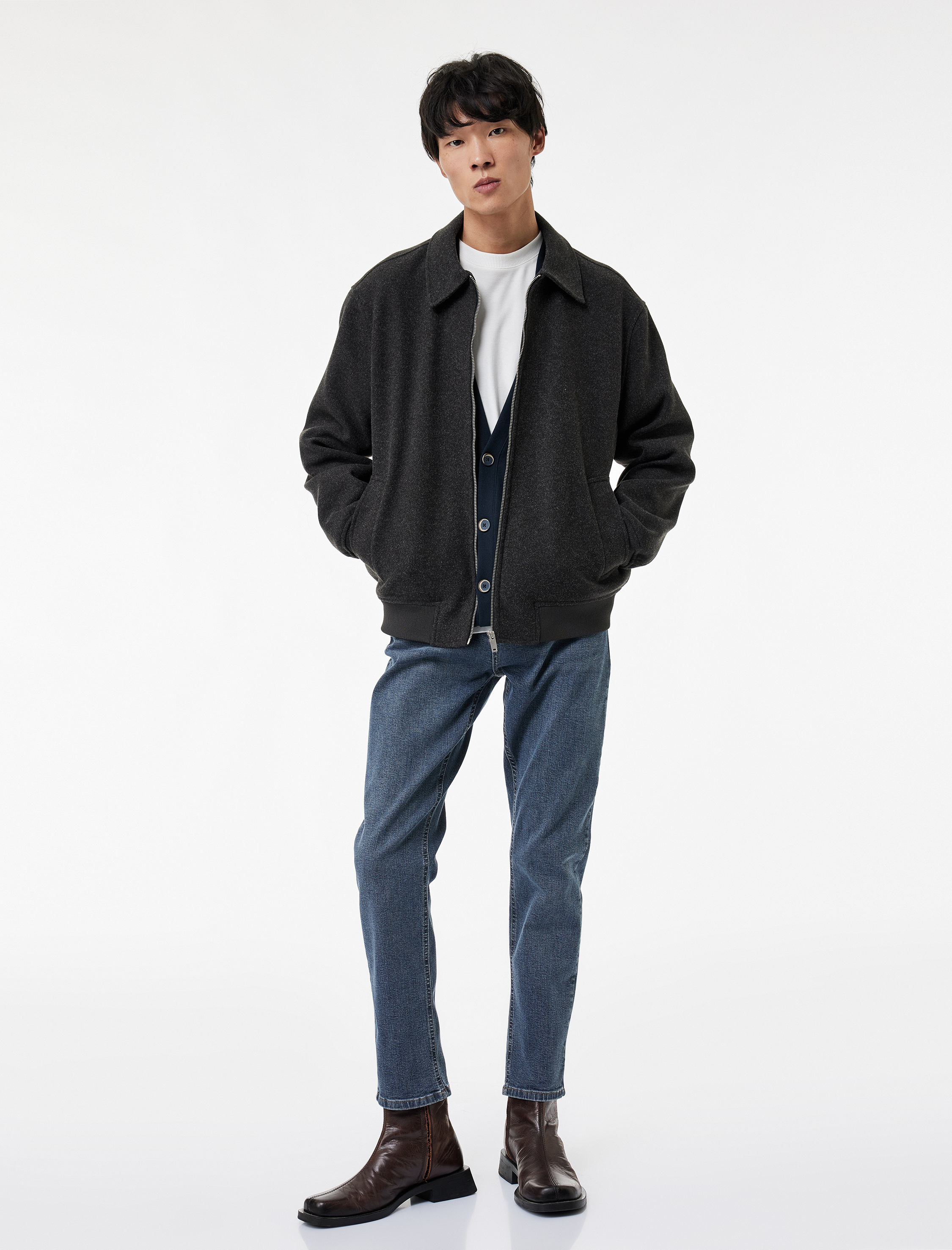   Normal Bel Pamuklu Slim Fit Jean Pantolon - Brad Jean