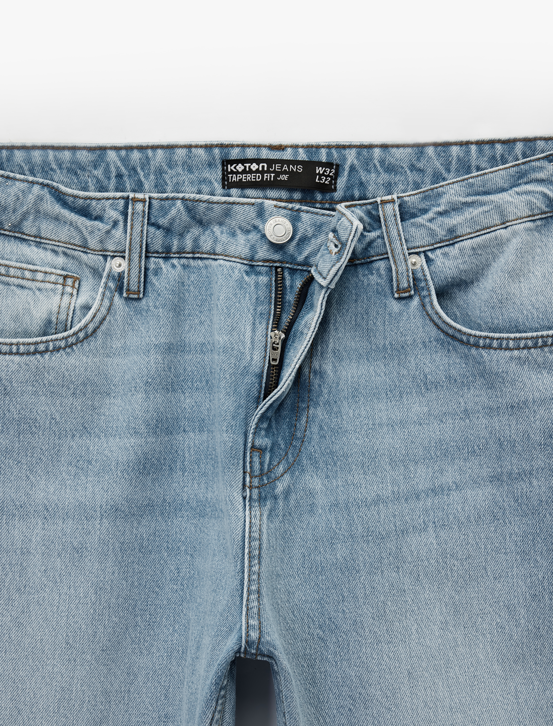   Regular Fit Normal Bel Tapered Jean Pantolon