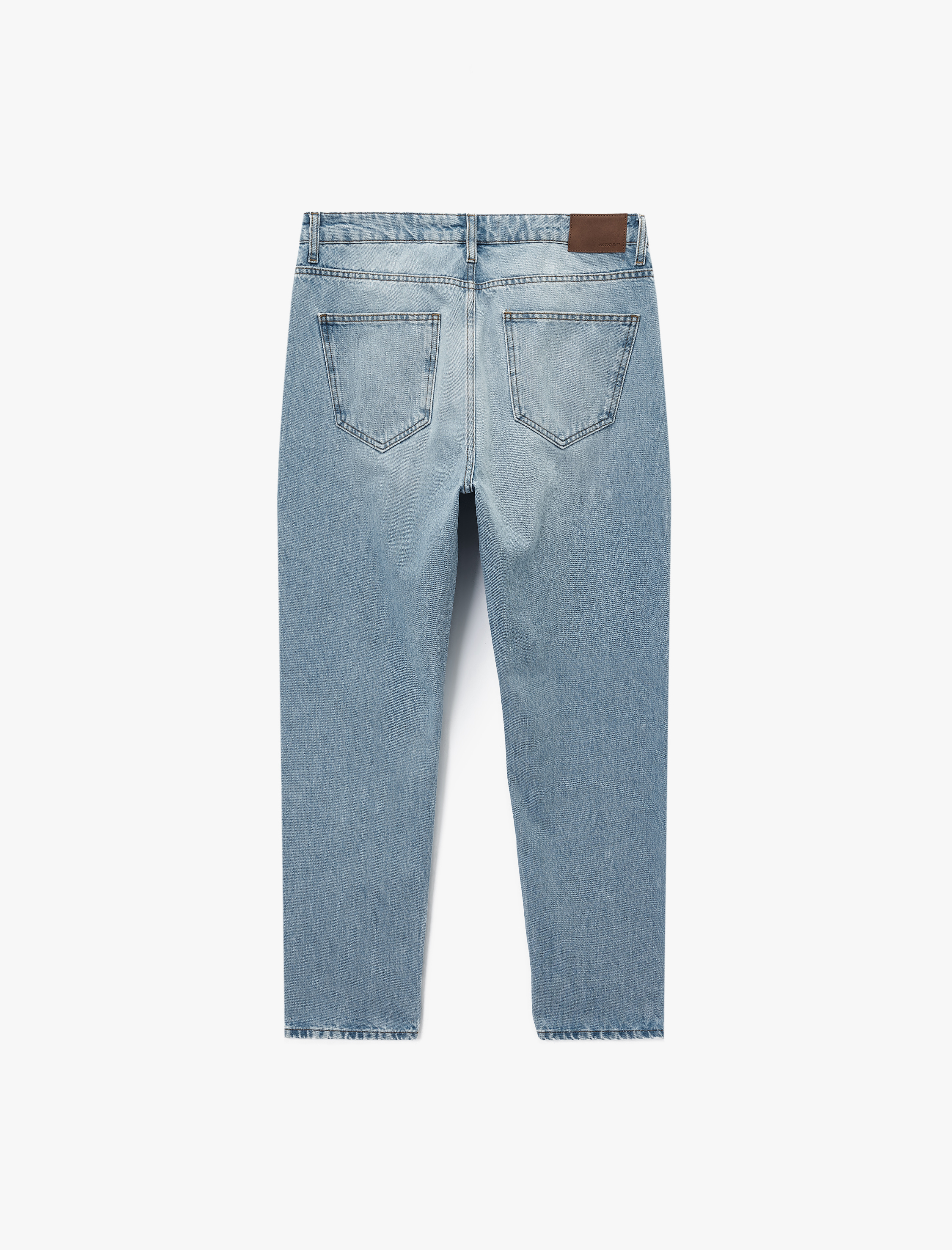   Regular Fit Normal Bel Tapered Jean Pantolon