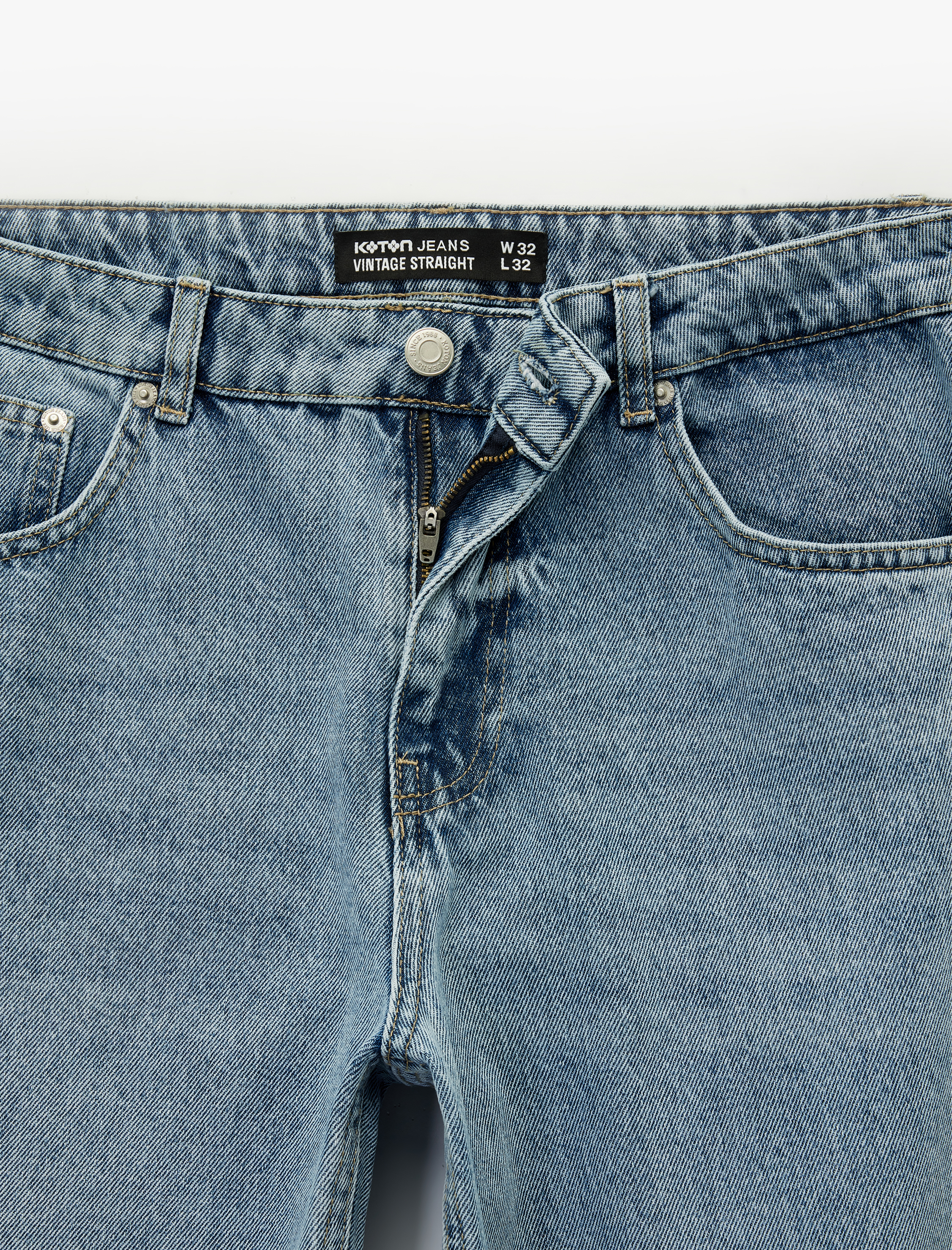   Pamuklu Straight Fit Jean Pantolon - Straight Jeans