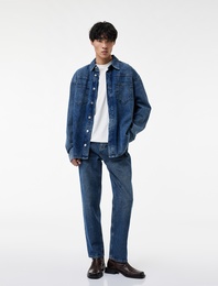 Pamuklu Normal Paça Jean Pantolon - Straight Jeans