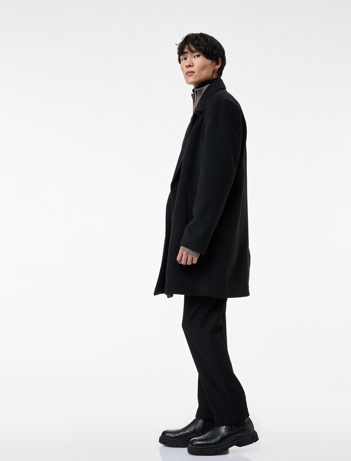  Regular Fit Cepli Fitilli Beli Bağcıklı Pantolon