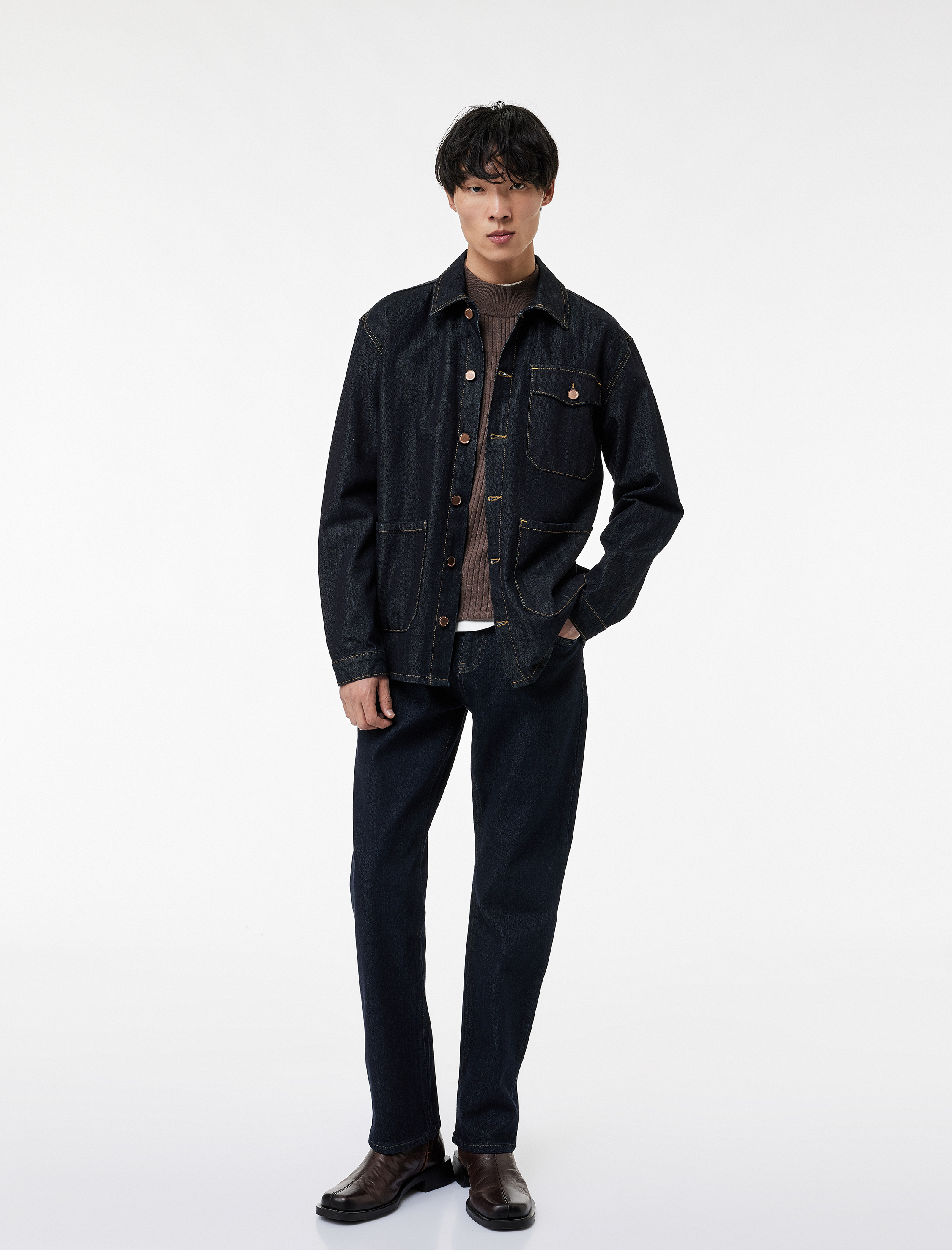   Normal Bel Pamuklu Straight Fit Jean Pantolon - Mark Jean