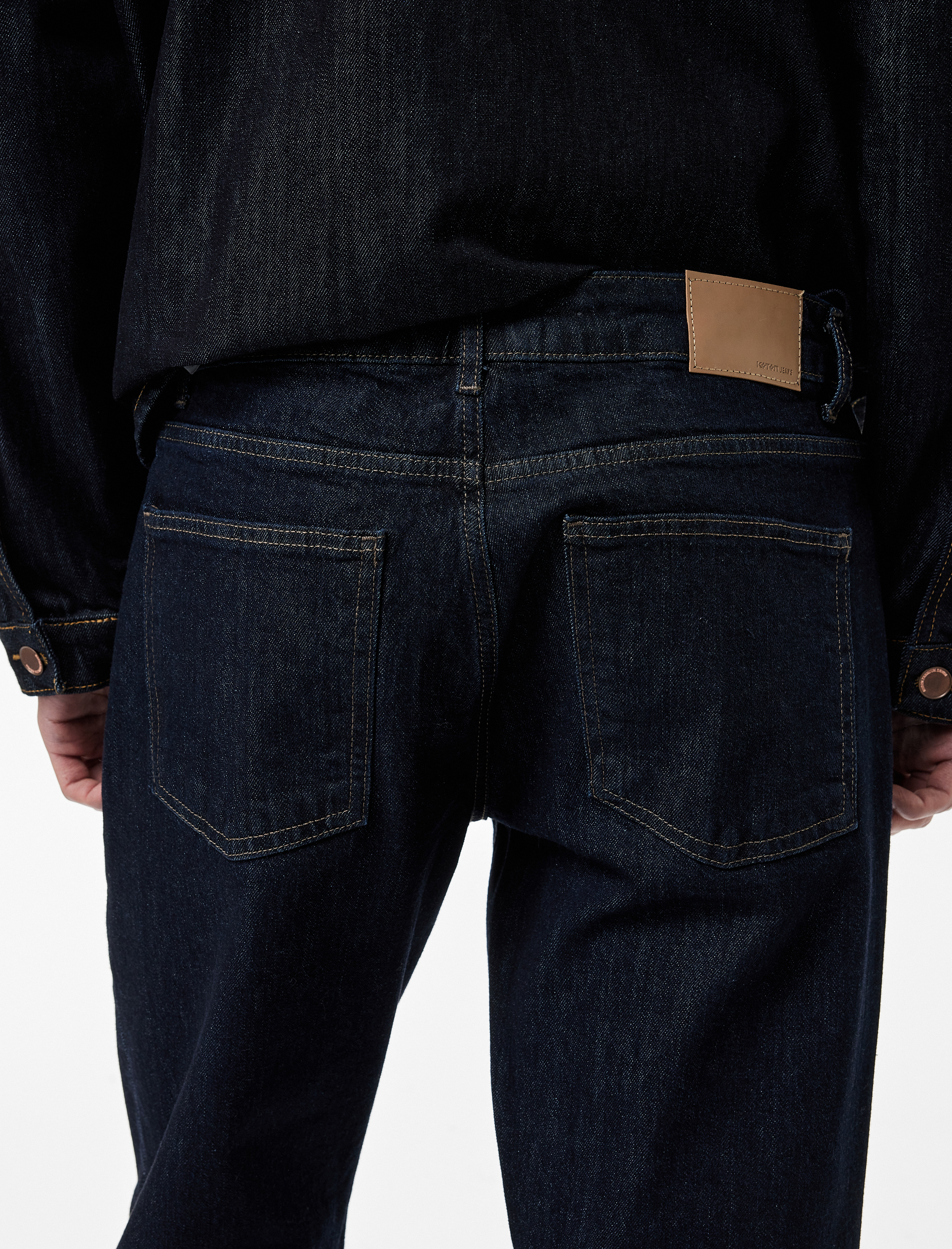   Normal Bel Pamuklu Straight Fit Jean Pantolon - Mark Jean