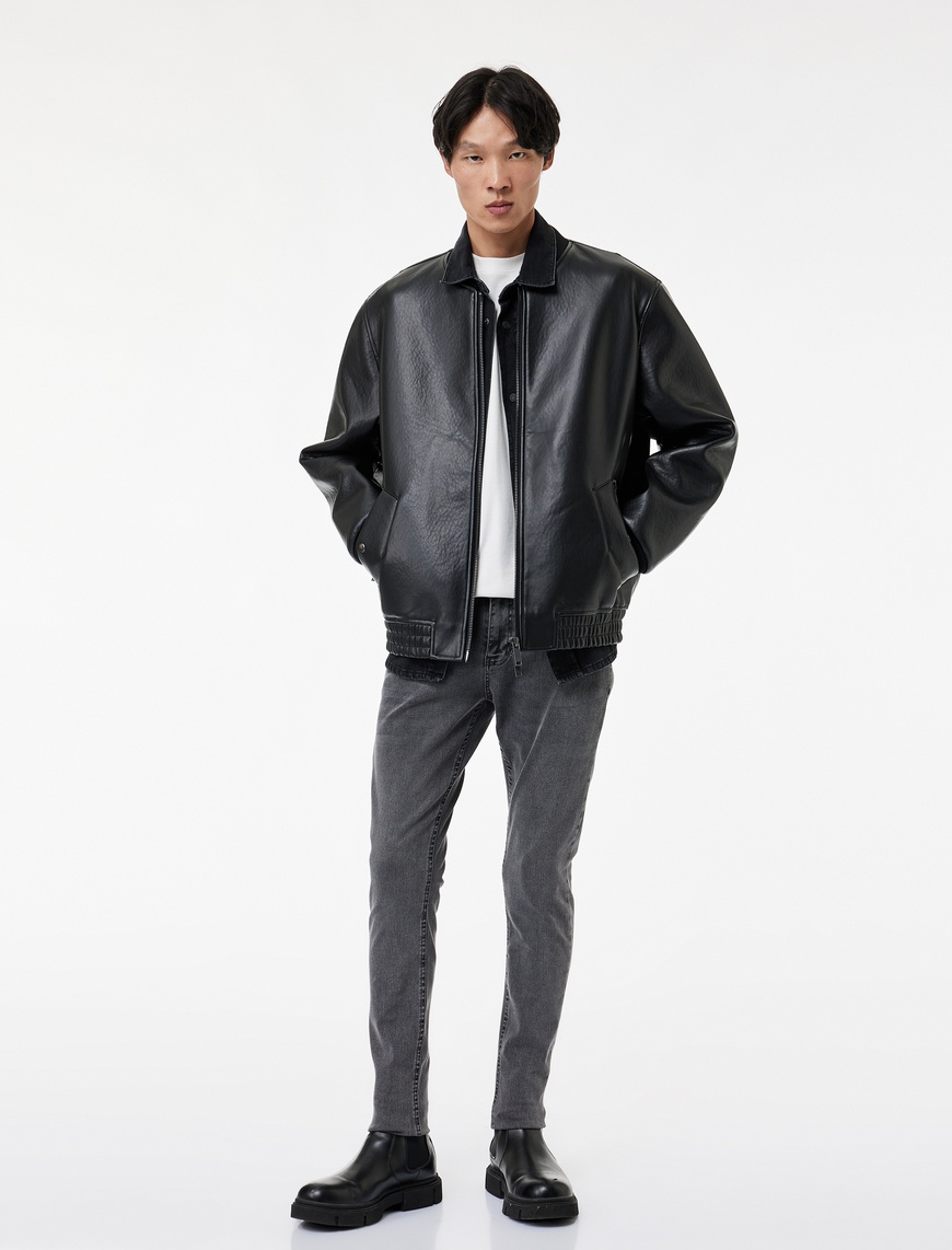 Koton Erkek Normal Bel Pamuklu Skinny Fit Jean Pantolon - Michael Jean